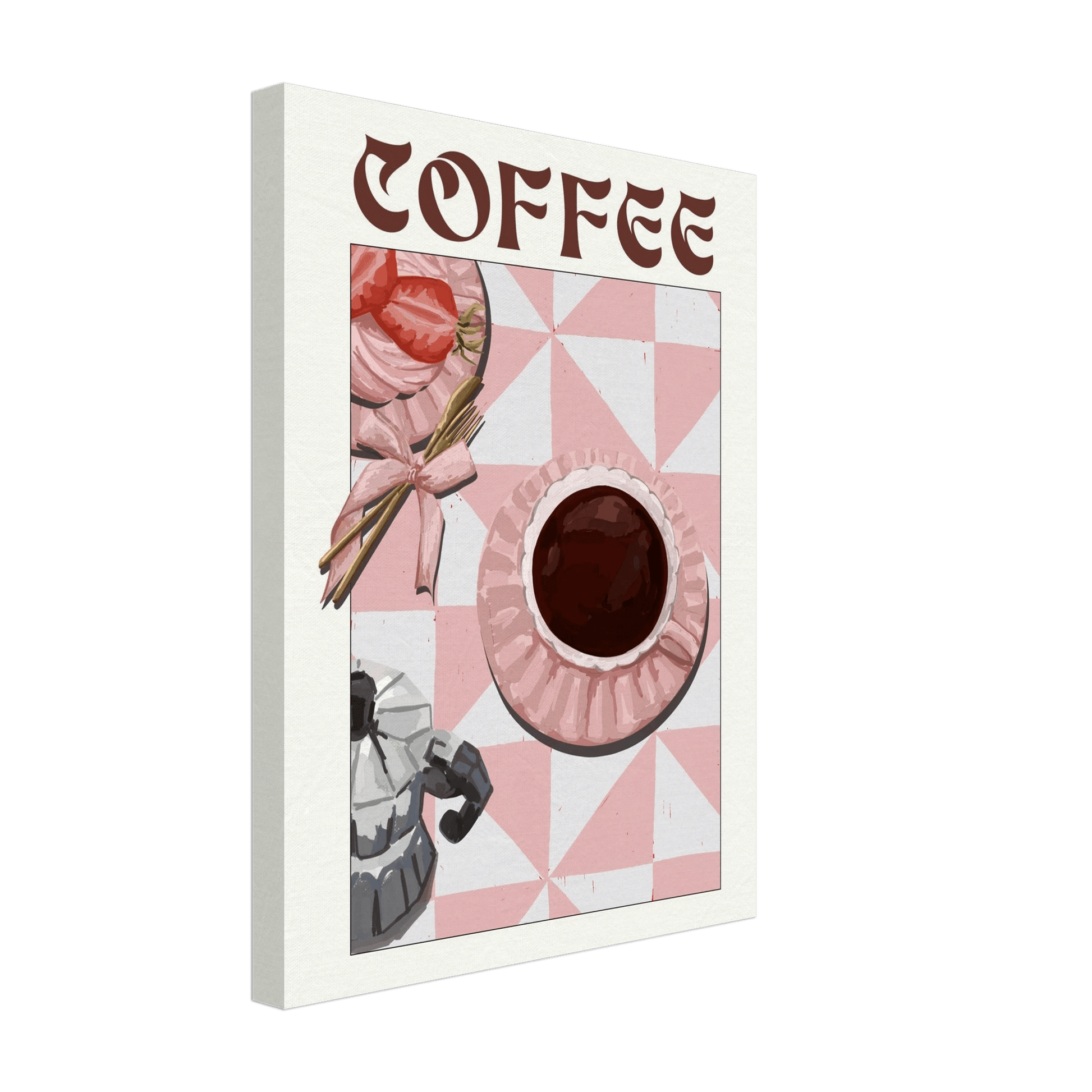 Coffee Poster – Cozy Breakfast Kitchen Wall Art Print (Digital & Printed Options) - Evergreen Posters