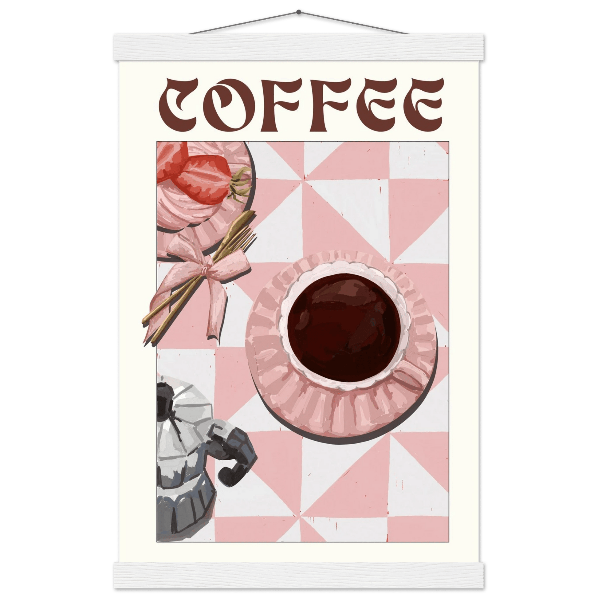 Coffee Poster – Cozy Breakfast Kitchen Wall Art Print (Digital & Printed Options) - Evergreen Posters