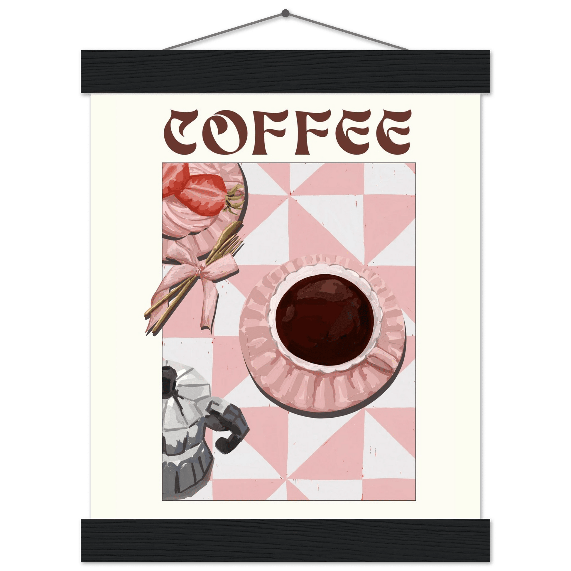 Coffee Poster – Cozy Breakfast Kitchen Wall Art Print (Digital & Printed Options) - Evergreen Posters