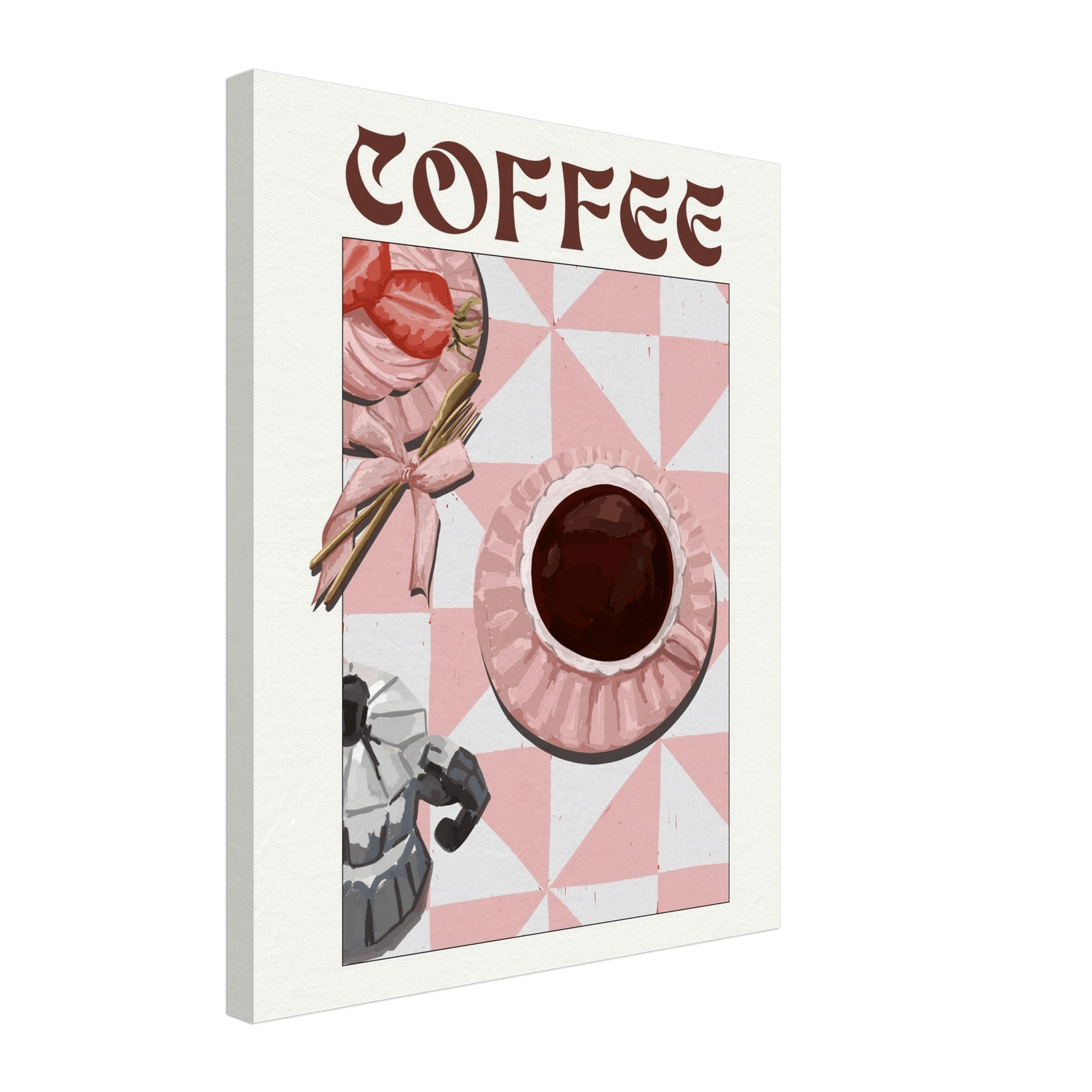 Coffee Poster – Cozy Breakfast Kitchen Wall Art Print (Digital & Printed Options) - Evergreen Posters