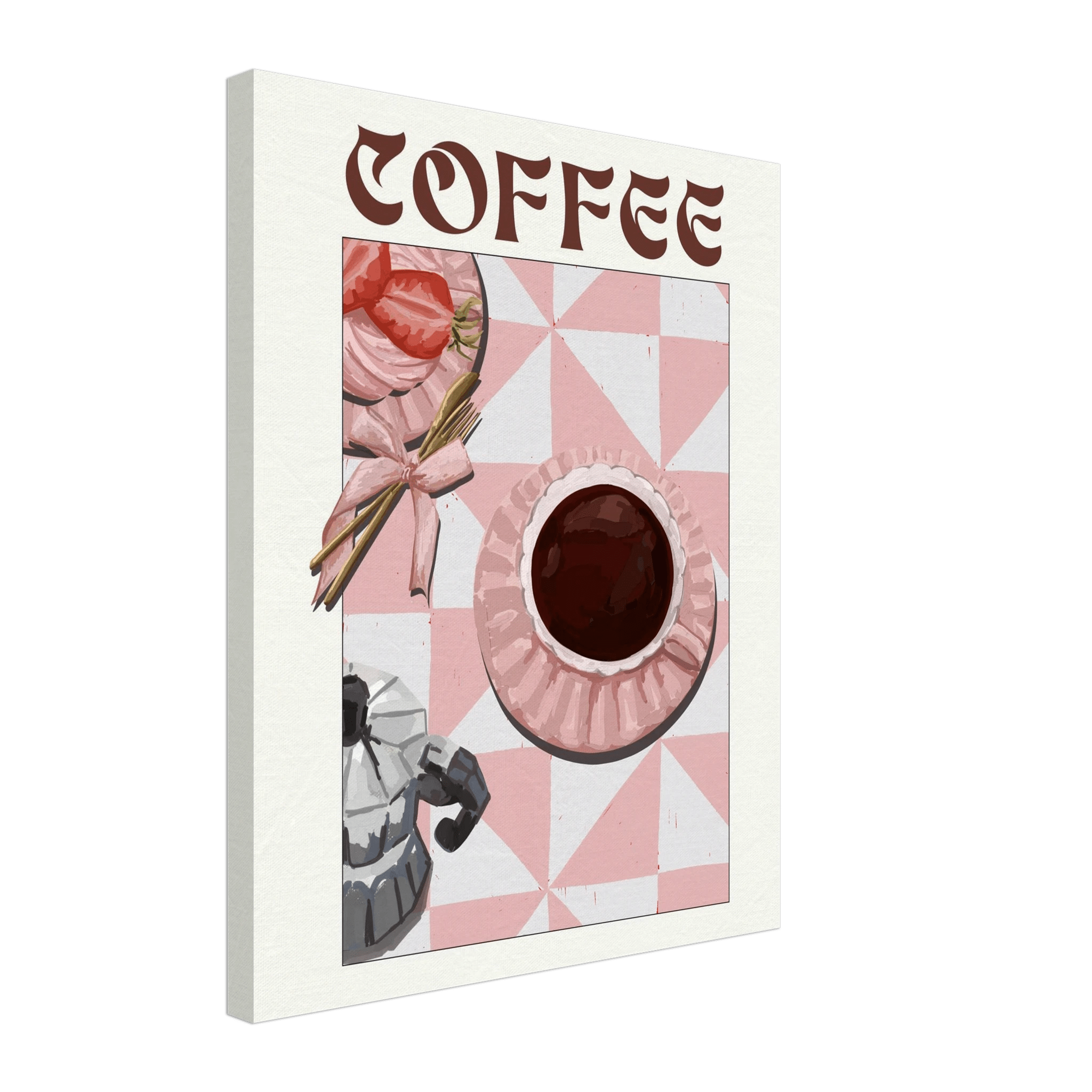 Coffee Poster – Cozy Breakfast Kitchen Wall Art Print (Digital & Printed Options) - Evergreen Posters