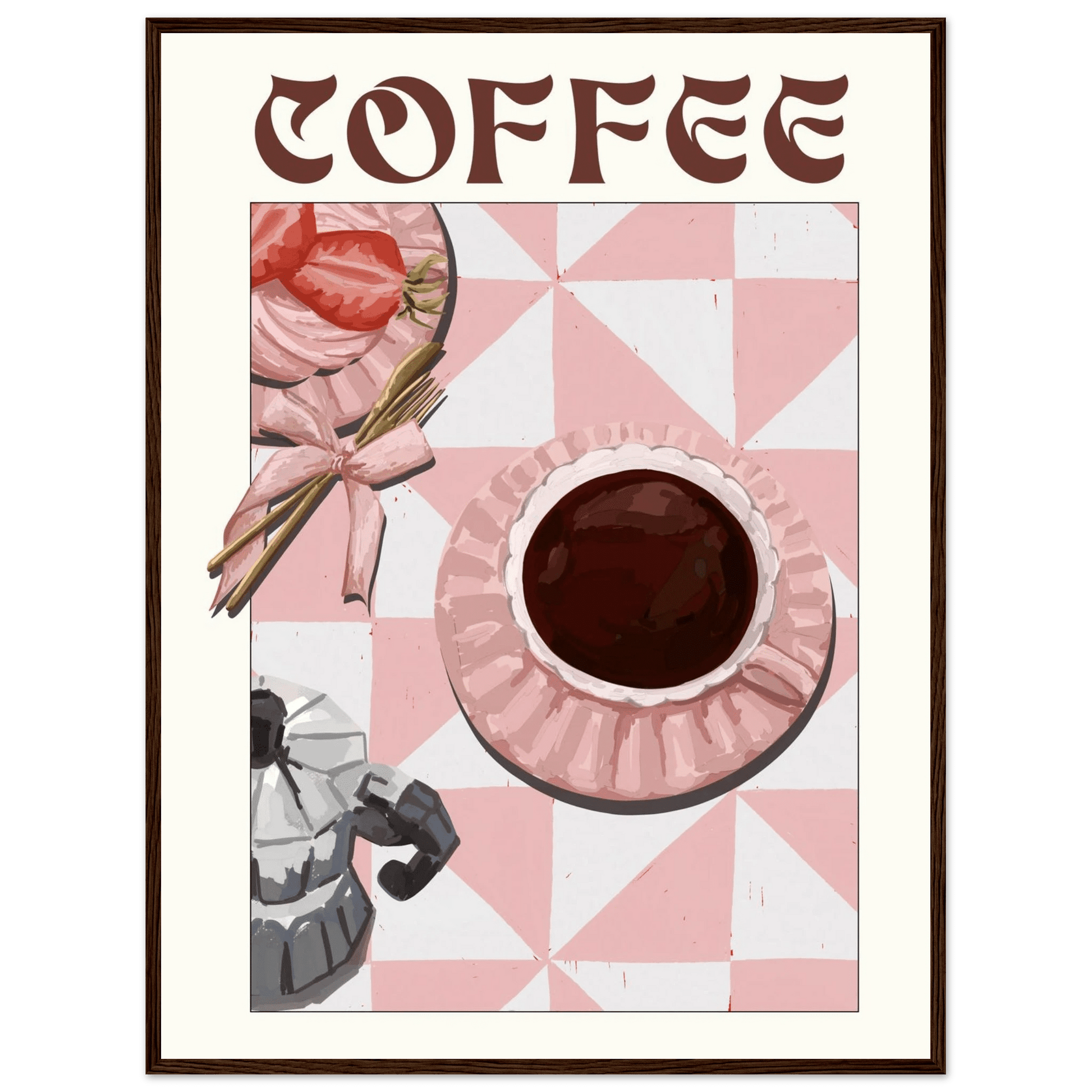 Coffee Poster – Cozy Breakfast Kitchen Wall Art Print (Digital & Printed Options) - Evergreen Posters