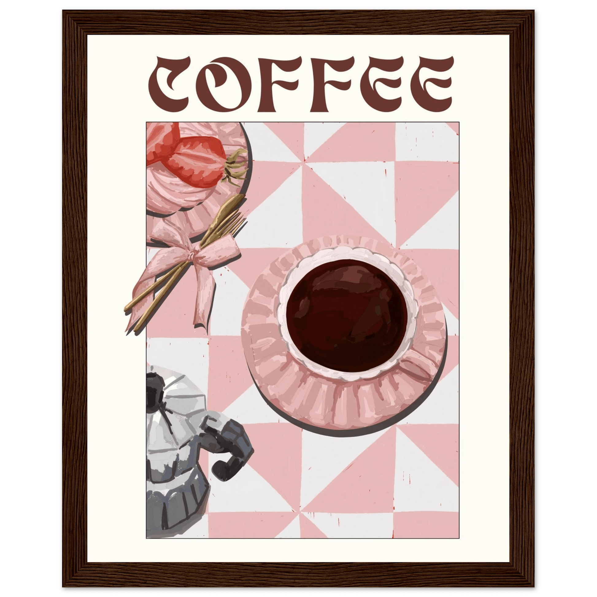 Coffee Poster – Cozy Breakfast Kitchen Wall Art Print (Digital & Printed Options) - Evergreen Posters
