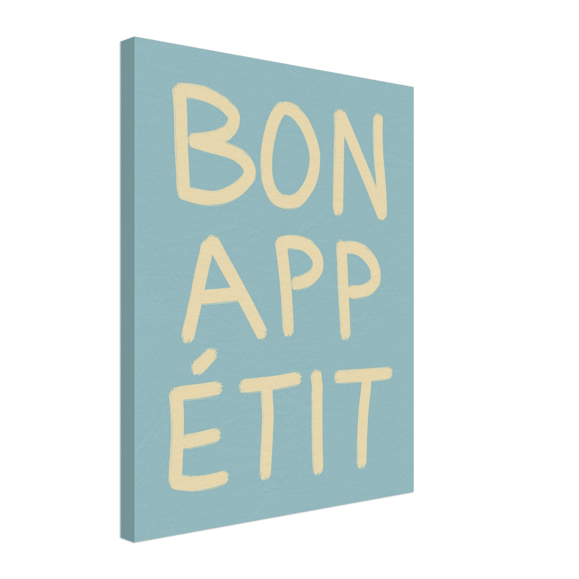 Bon Appétit Kitchen Poster | French Typography Wall Art | Retro Dining Room Print Decor - Evergreen Posters