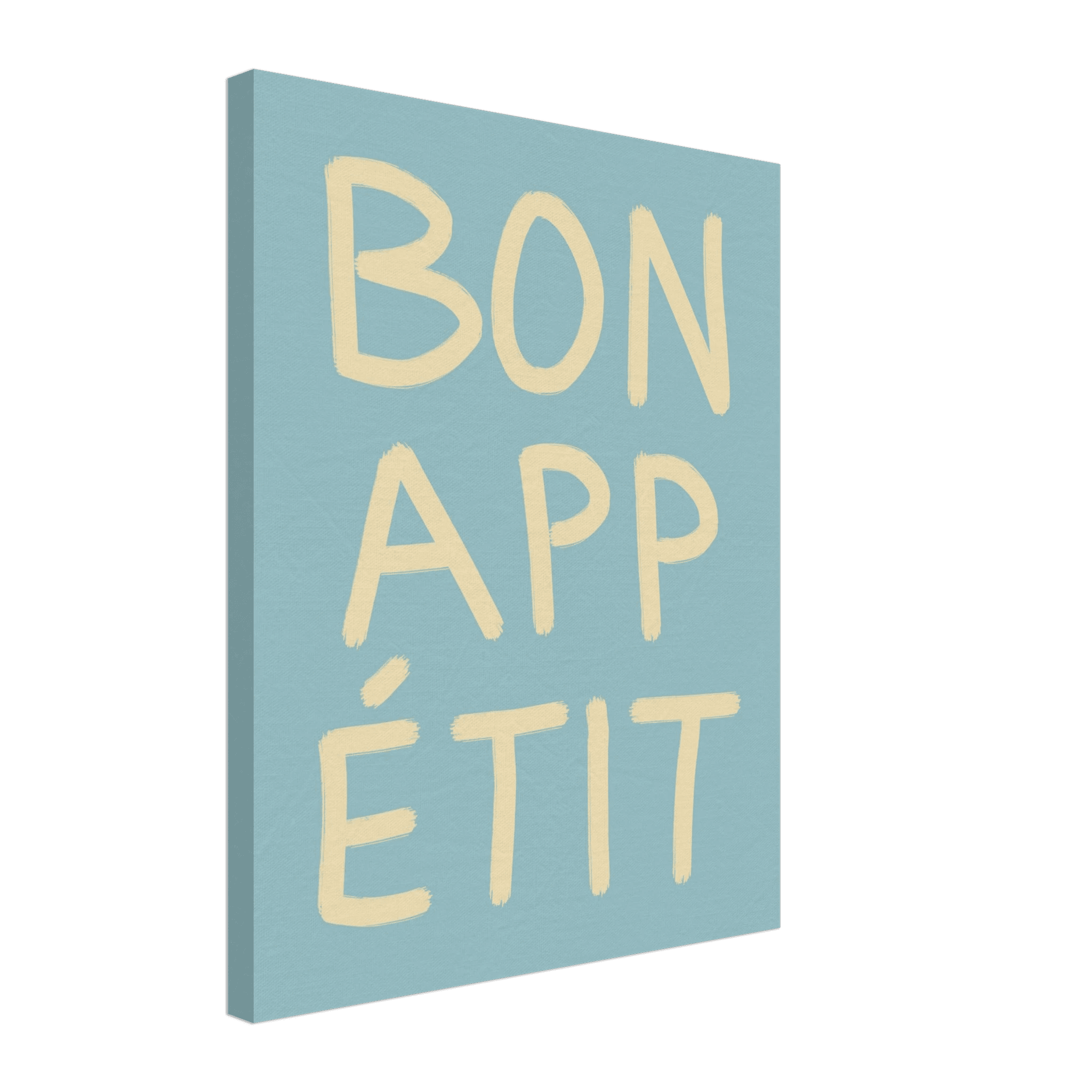 Bon Appétit Kitchen Poster | French Typography Wall Art | Retro Dining Room Print Decor - Evergreen Posters