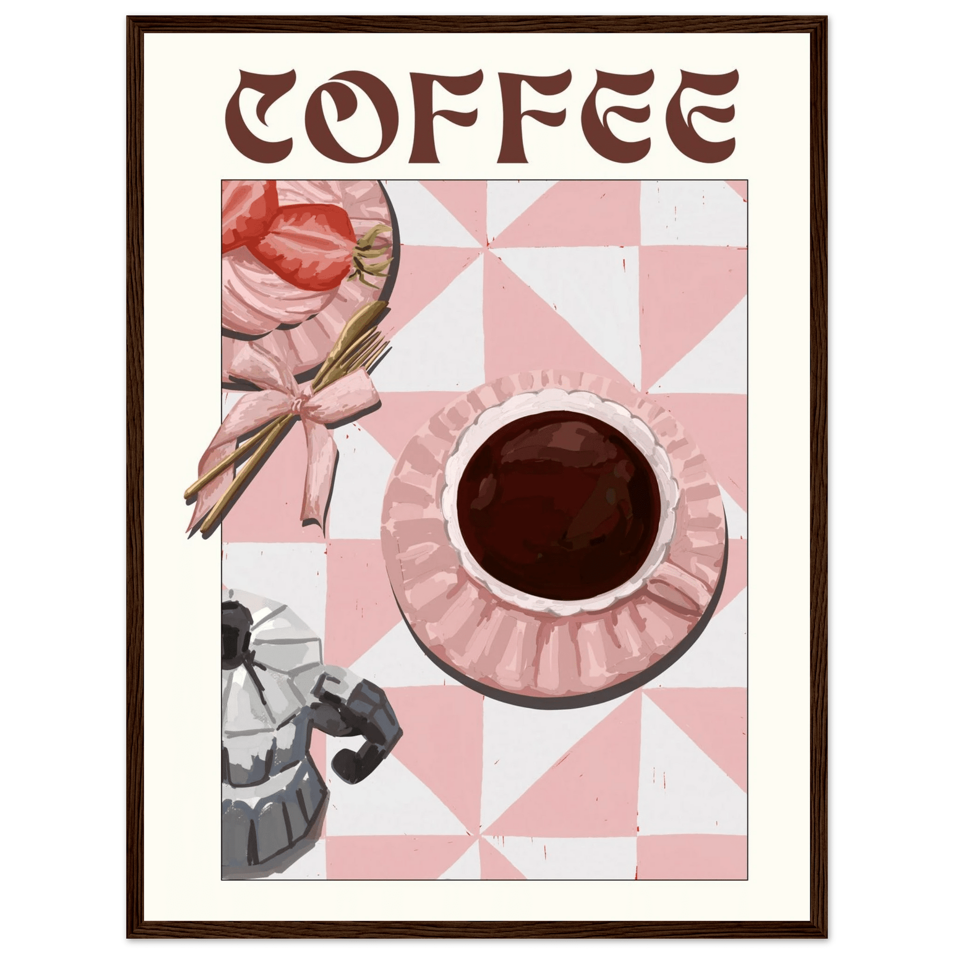 Coffee Poster – Cozy Breakfast Kitchen Wall Art Print (Digital & Printed Options) - Evergreen Posters