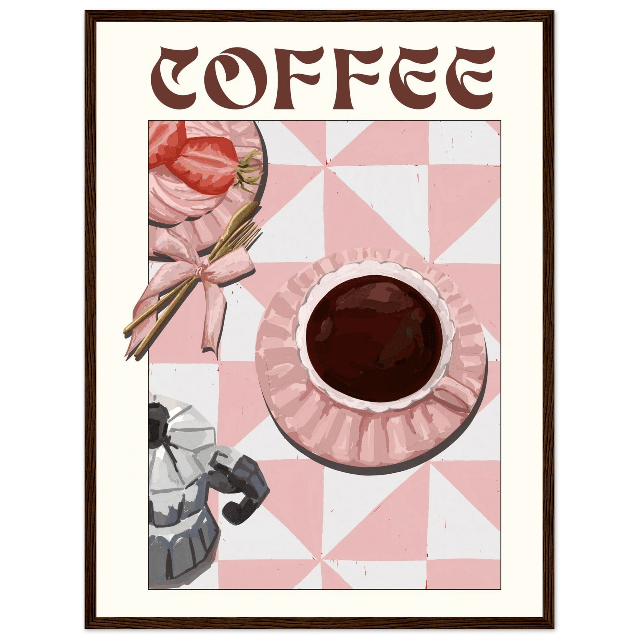 Coffee Poster – Cozy Breakfast Kitchen Wall Art Print (Digital & Printed Options) - Evergreen Posters