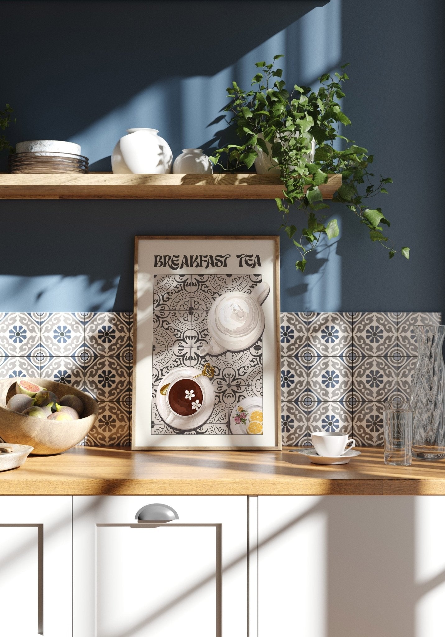 Breakfast Tea Poster – Cozy Kitchen Wall Art Print (Digital & Printed Options) - Evergreen Posters