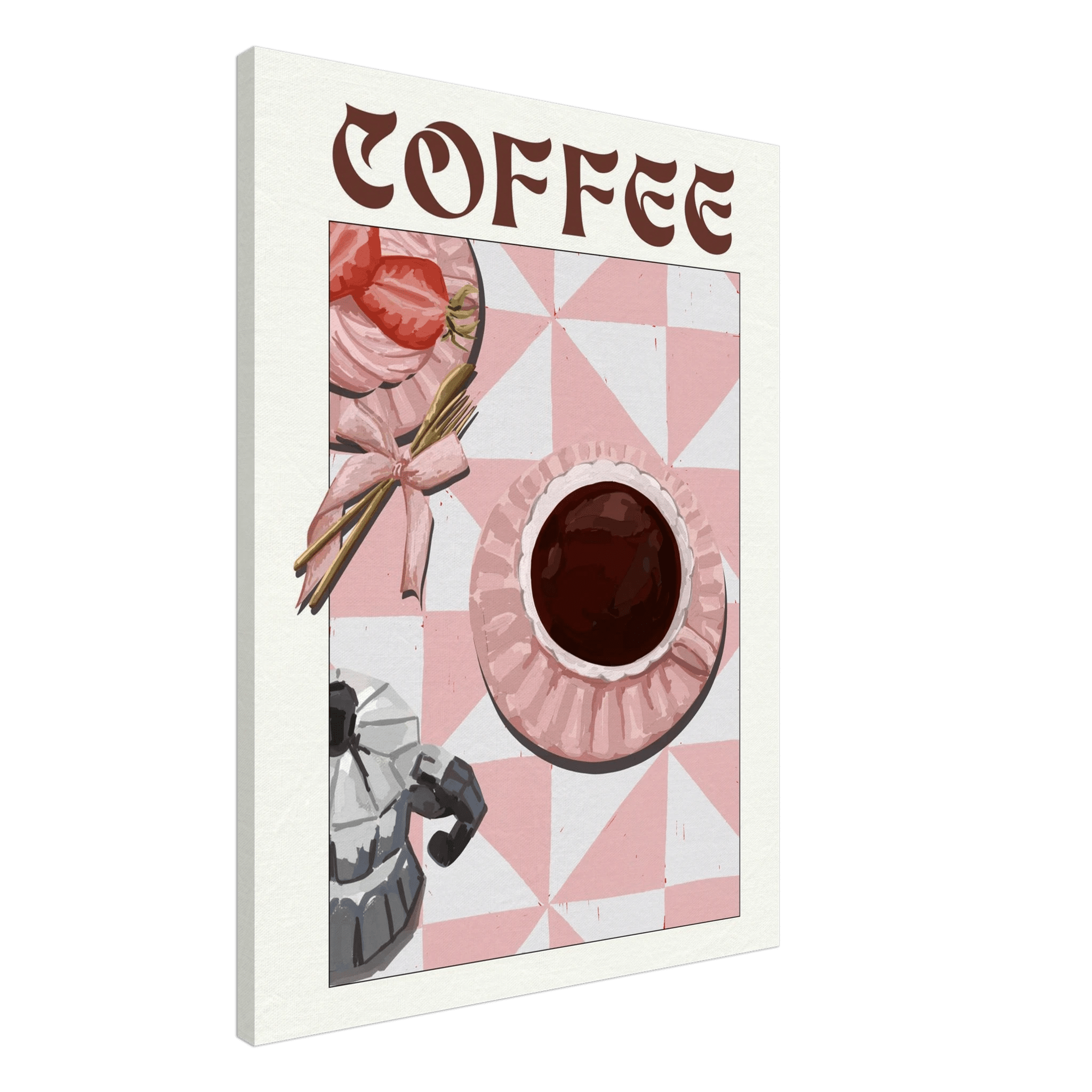 Coffee Poster – Cozy Breakfast Kitchen Wall Art Print (Digital & Printed Options) - Evergreen Posters