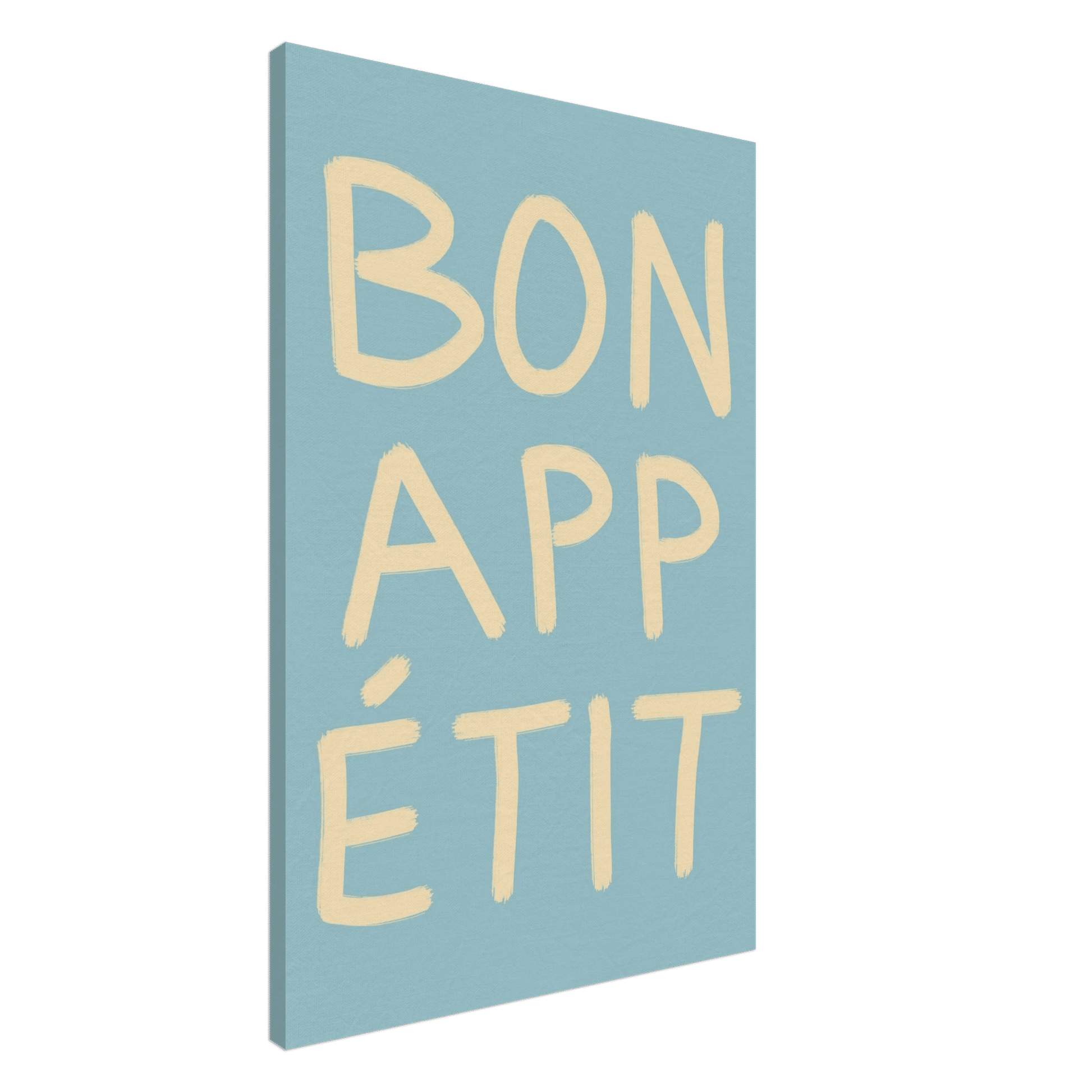 Bon Appétit Kitchen Poster | French Typography Wall Art | Retro Dining Room Print Decor - Evergreen Posters