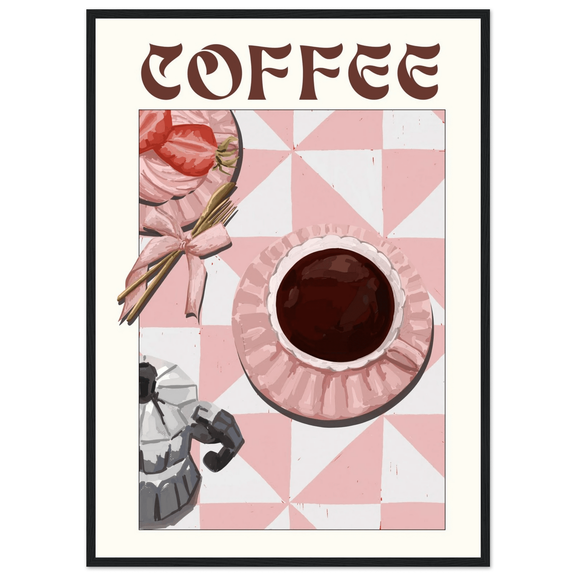 Coffee Poster – Cozy Breakfast Kitchen Wall Art Print (Digital & Printed Options) - Evergreen Posters