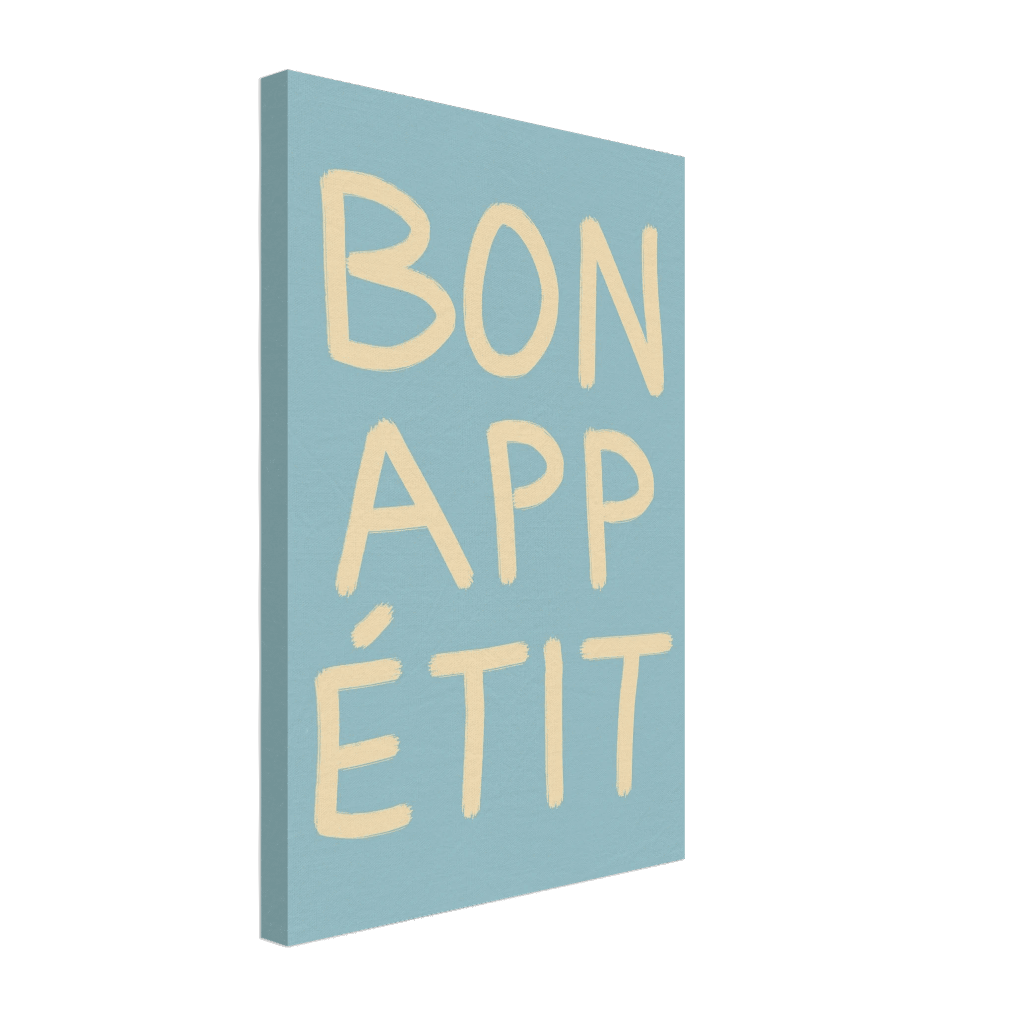 Bon Appétit Kitchen Poster | French Typography Wall Art | Retro Dining Room Print Decor - Evergreen Posters