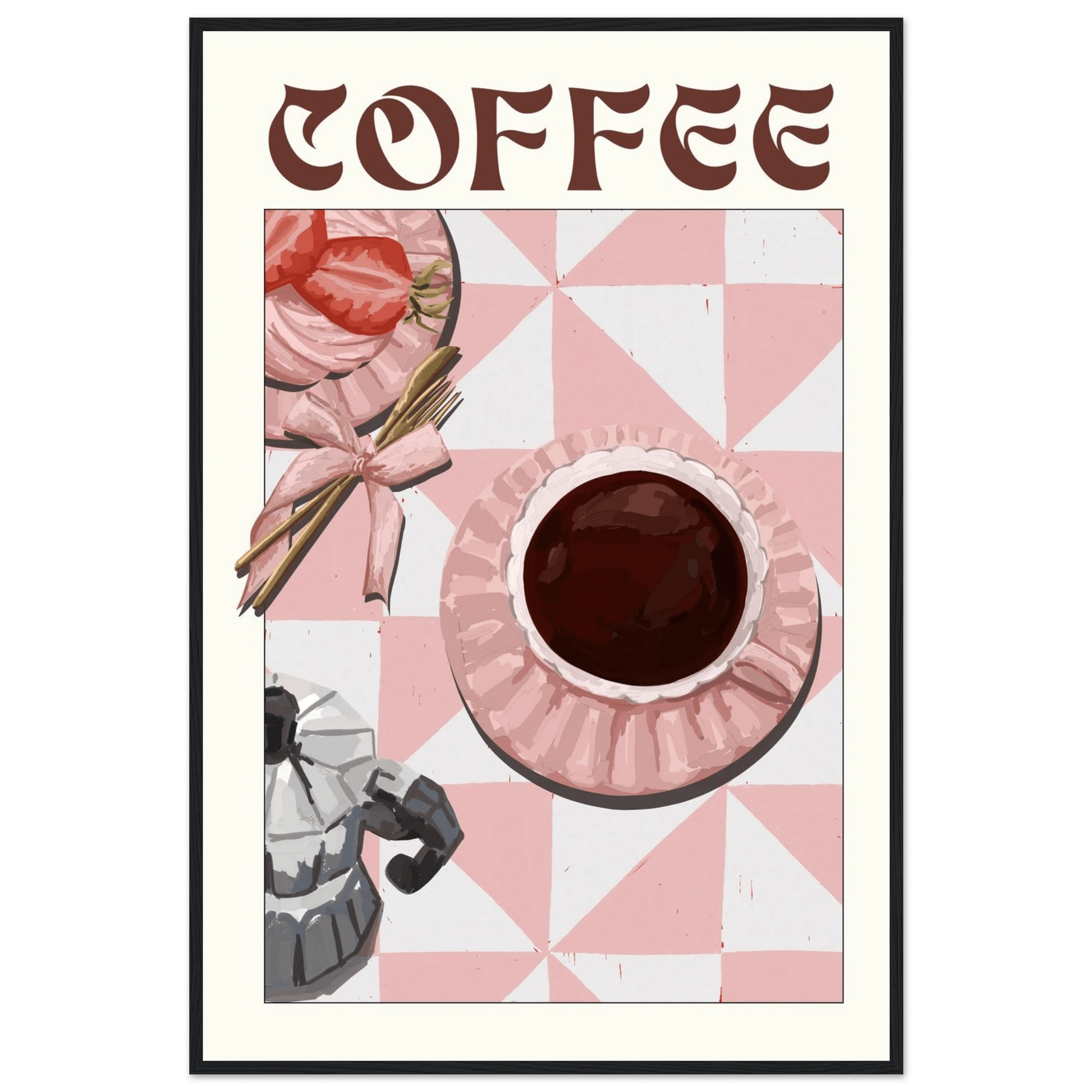 Coffee Poster – Cozy Breakfast Kitchen Wall Art Print (Digital & Printed Options) - Evergreen Posters