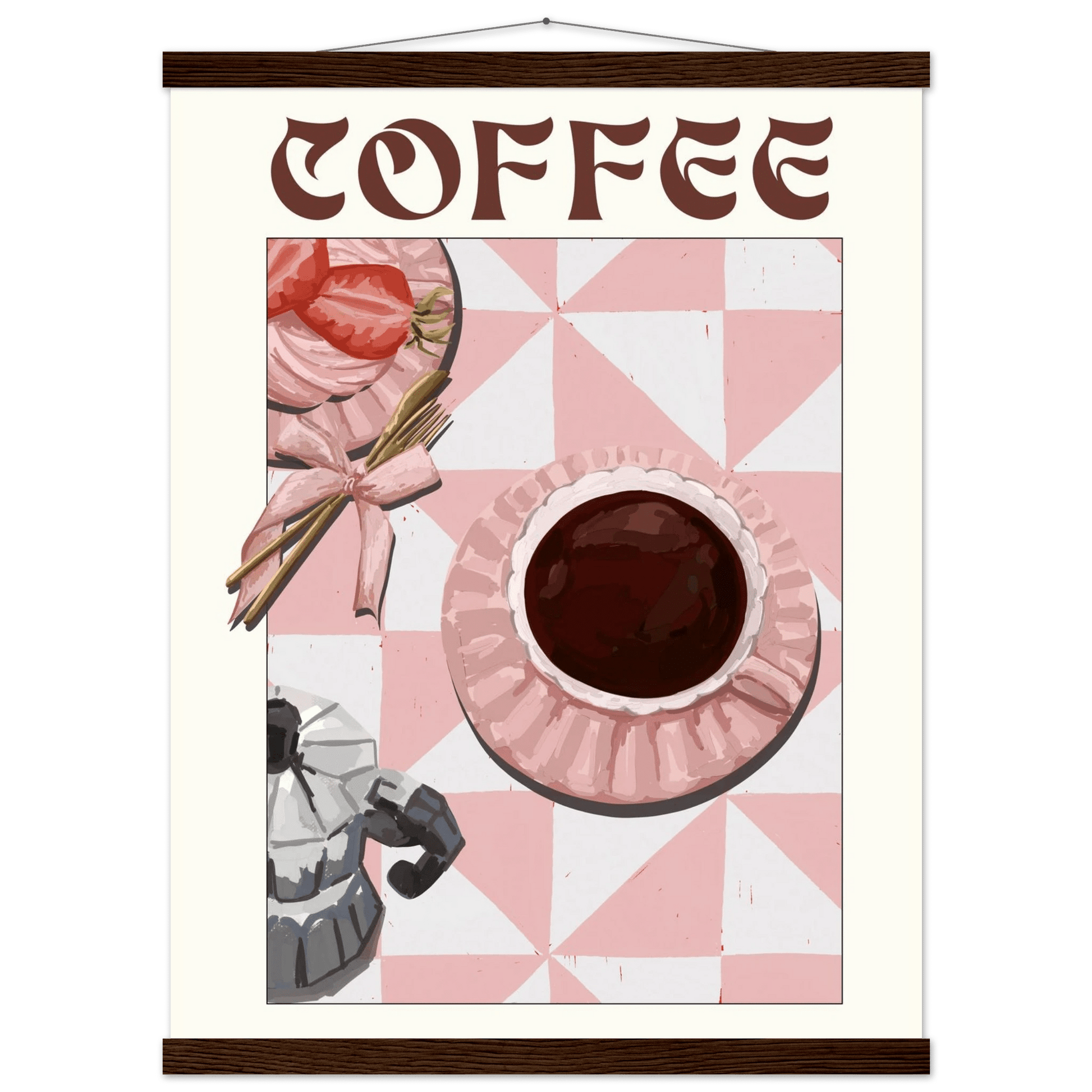 Coffee Poster – Cozy Breakfast Kitchen Wall Art Print (Digital & Printed Options) - Evergreen Posters