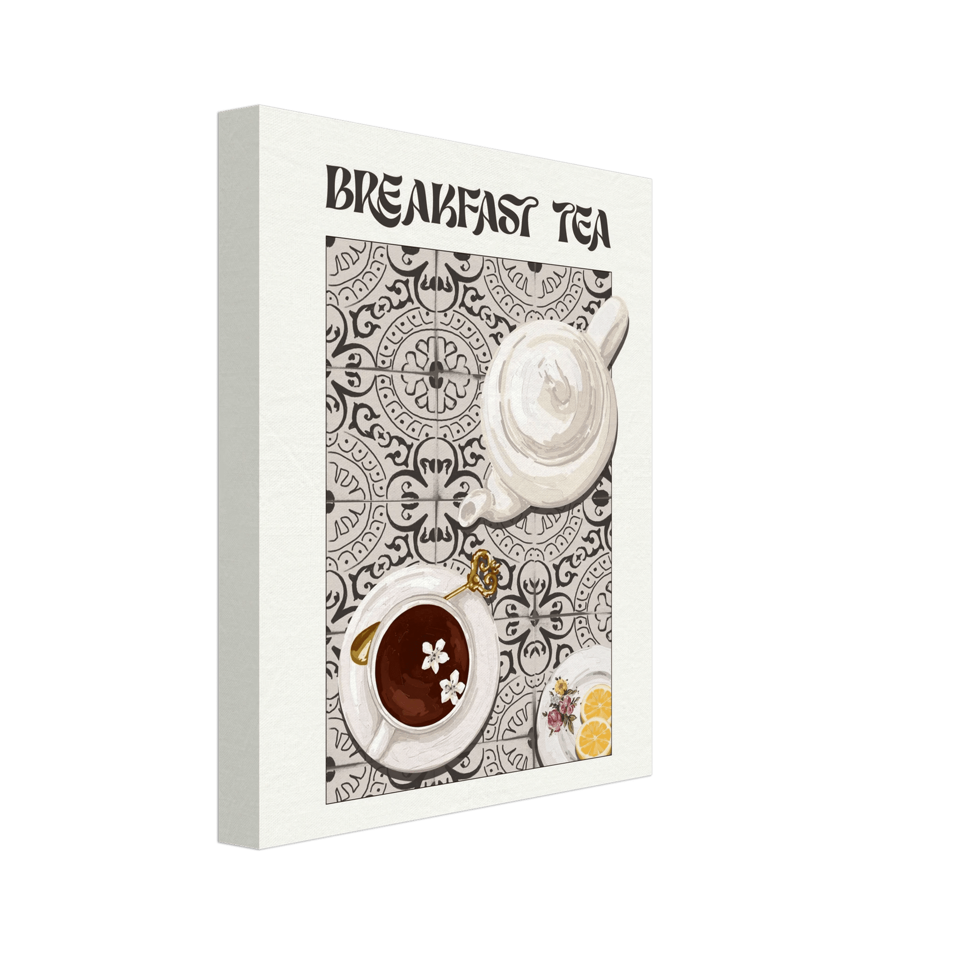 Breakfast Tea Poster – Cozy Kitchen Wall Art Print (Digital & Printed Options) - Evergreen Posters