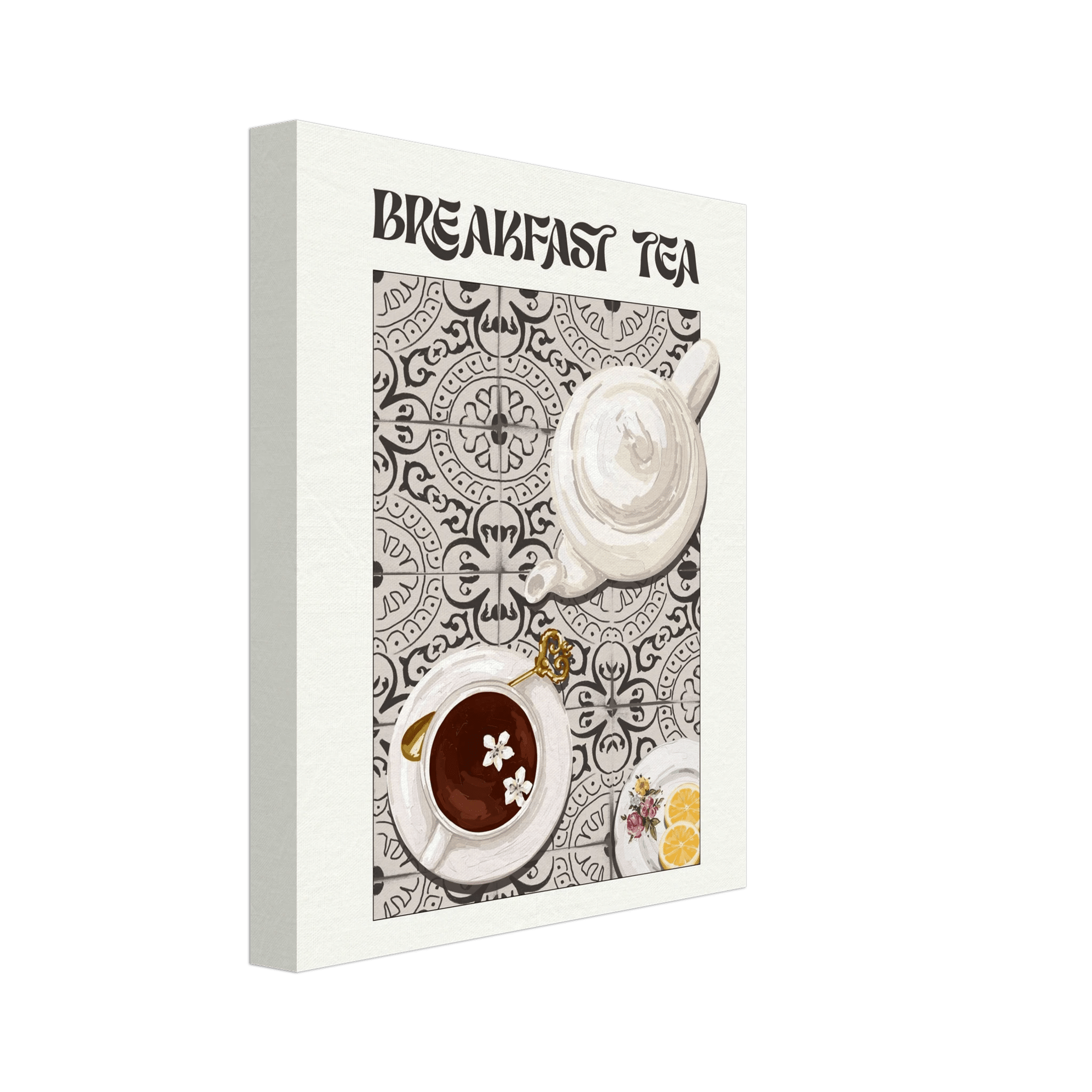 Breakfast Tea Poster – Cozy Kitchen Wall Art Print (Digital & Printed Options) - Evergreen Posters