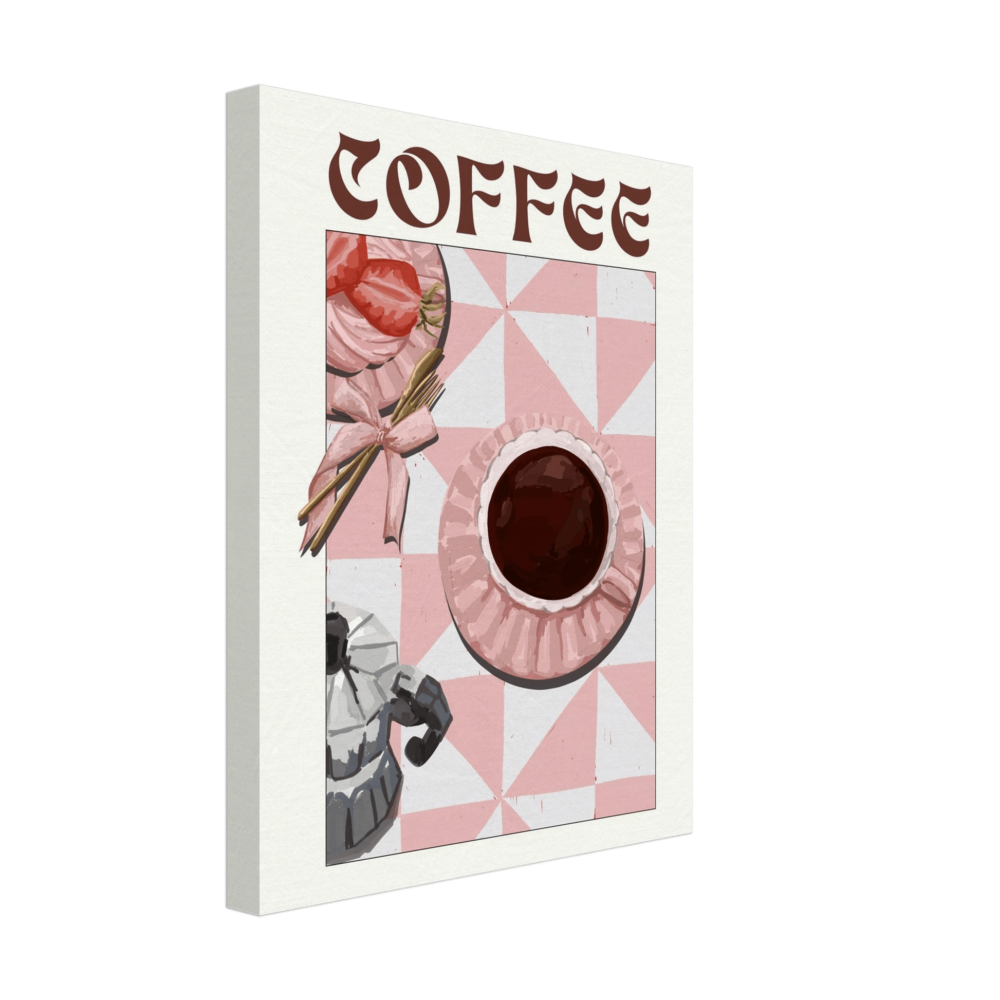 Coffee Poster – Cozy Breakfast Kitchen Wall Art Print (Digital & Printed Options) - Evergreen Posters