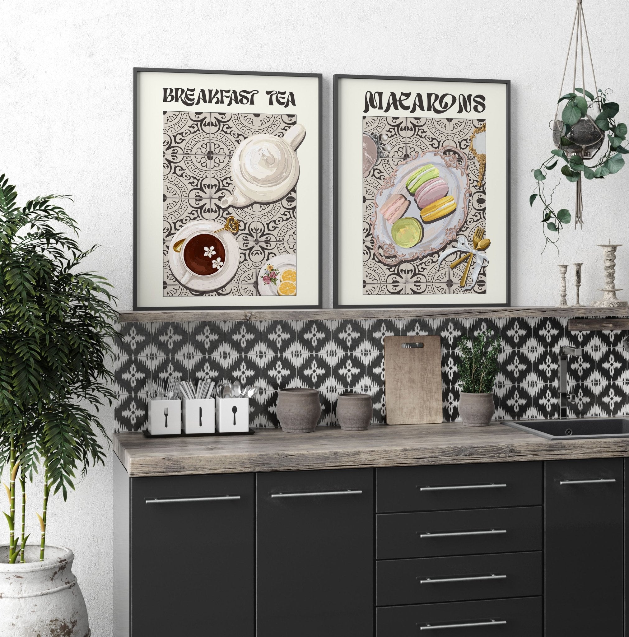 Breakfast Tea Poster – Cozy Kitchen Wall Art Print (Digital & Printed Options) - Evergreen Posters