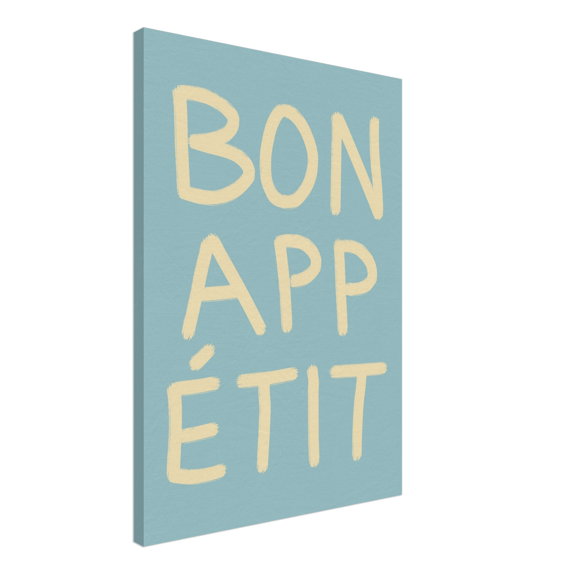 Bon Appétit Kitchen Poster | French Typography Wall Art | Retro Dining Room Print Decor - Evergreen Posters