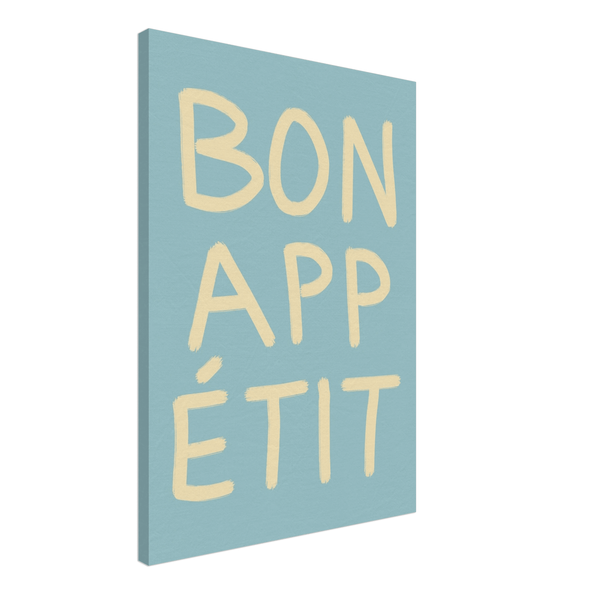 Bon Appétit Kitchen Poster | French Typography Wall Art | Retro Dining Room Print Decor - Evergreen Posters