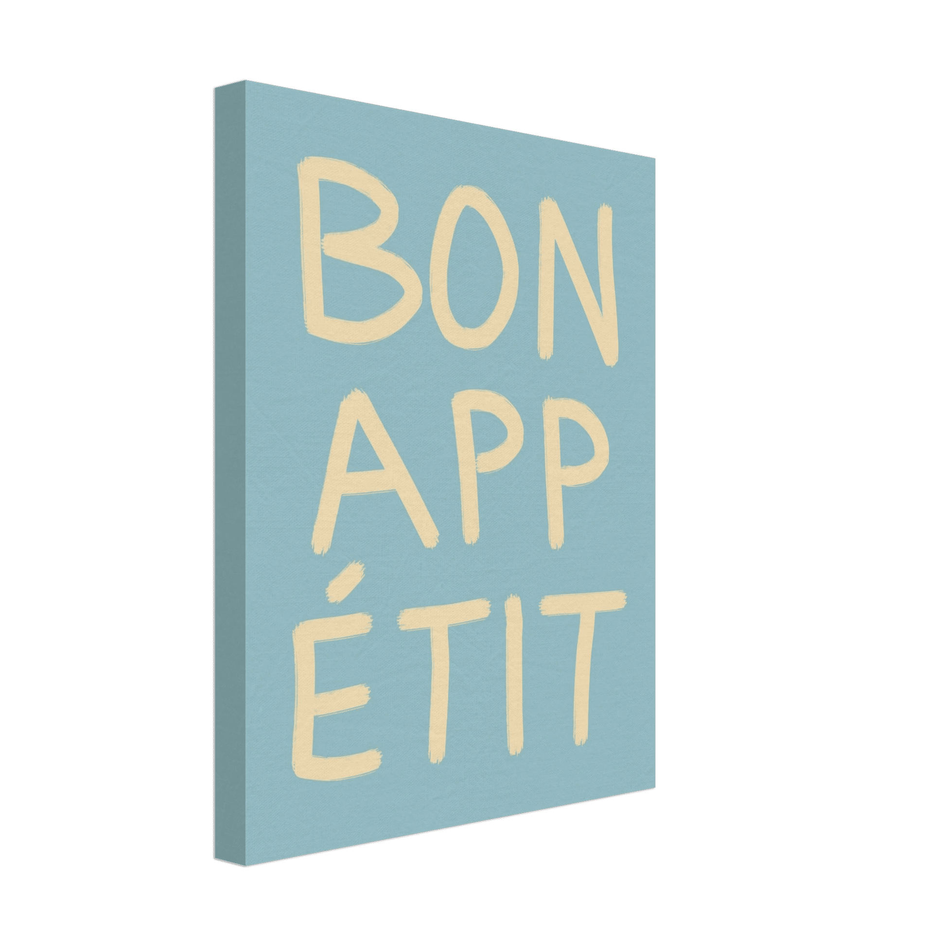 Bon Appétit Kitchen Poster | French Typography Wall Art | Retro Dining Room Print Decor - Evergreen Posters