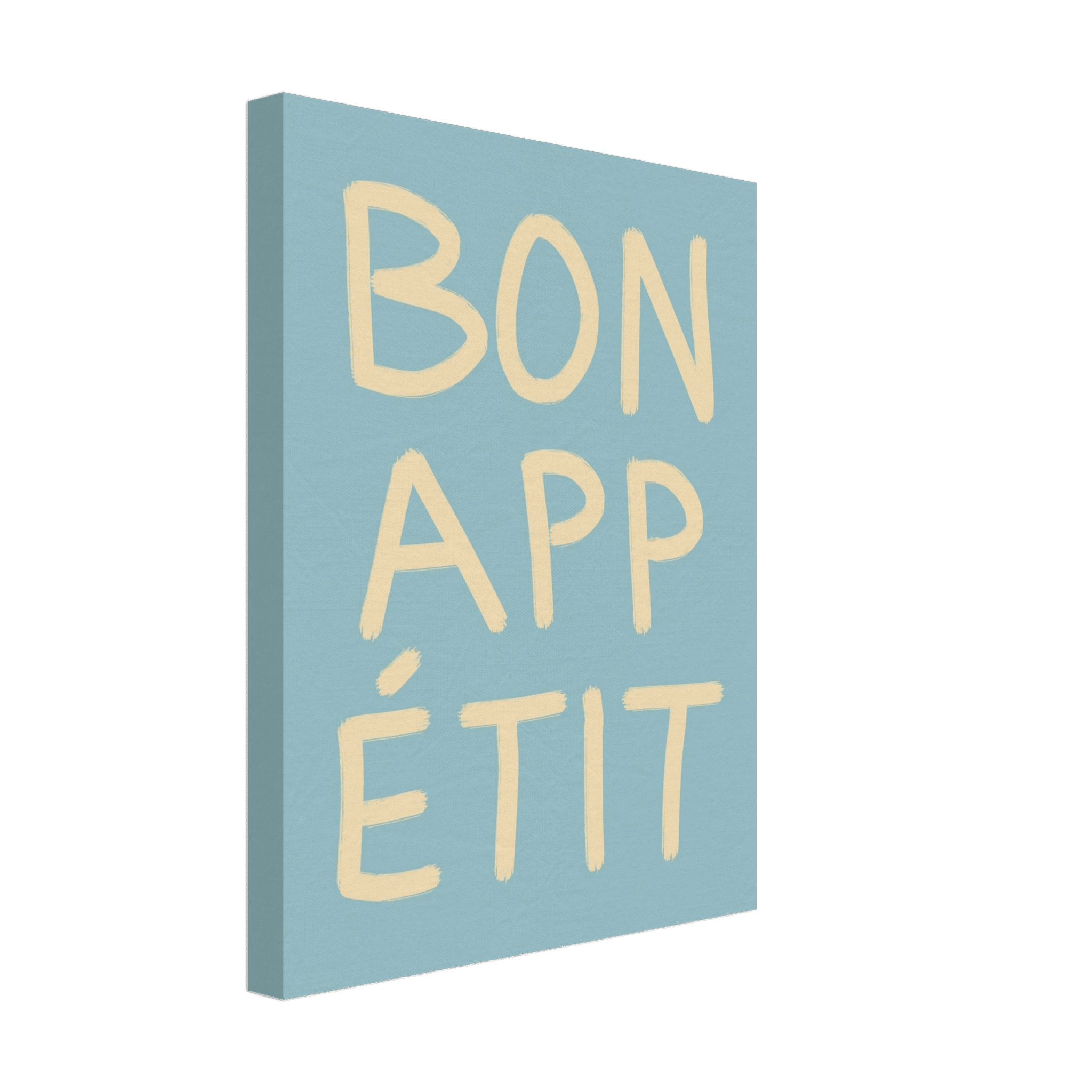 Bon Appétit Kitchen Poster | French Typography Wall Art | Retro Dining Room Print Decor - Evergreen Posters