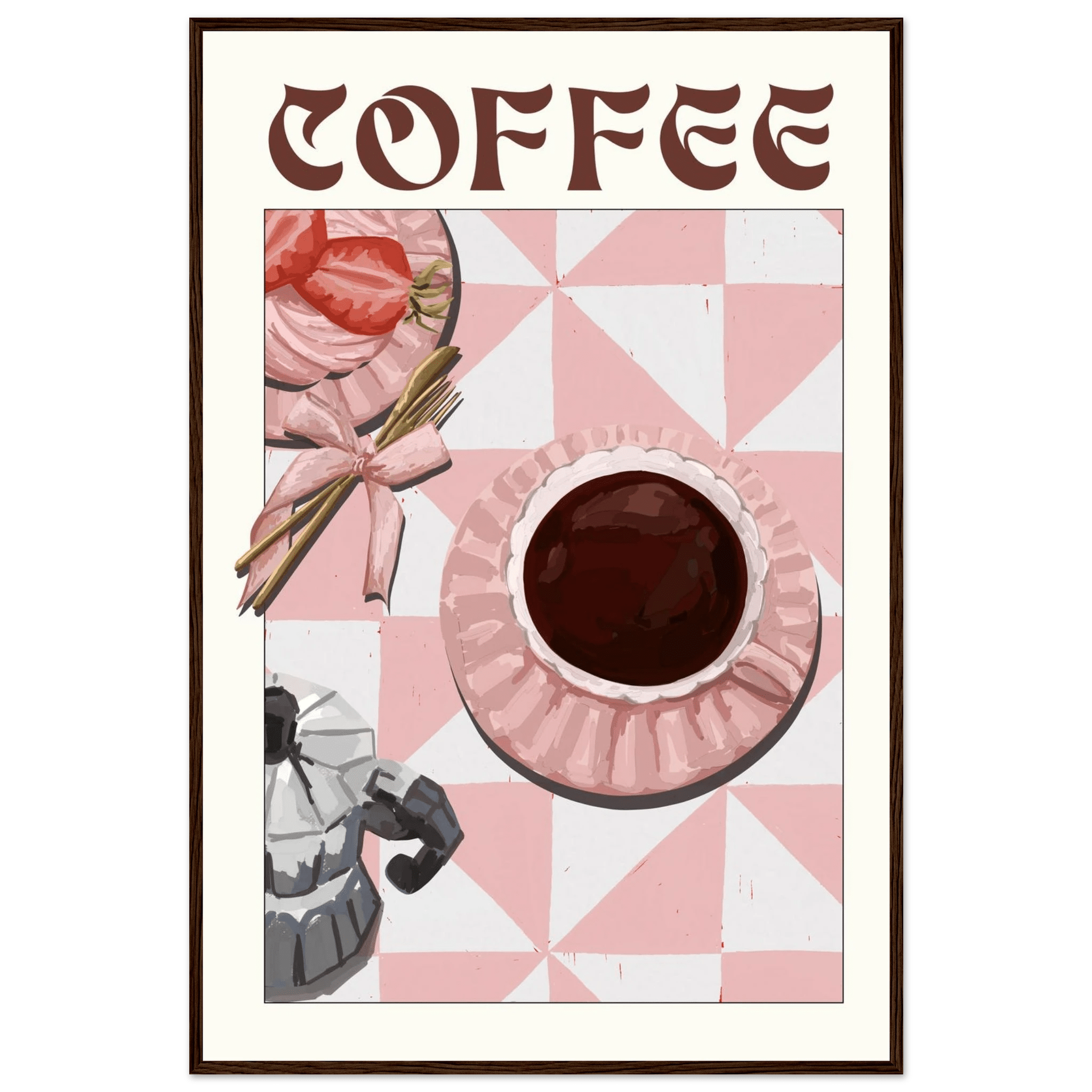 Coffee Poster – Cozy Breakfast Kitchen Wall Art Print (Digital & Printed Options) - Evergreen Posters
