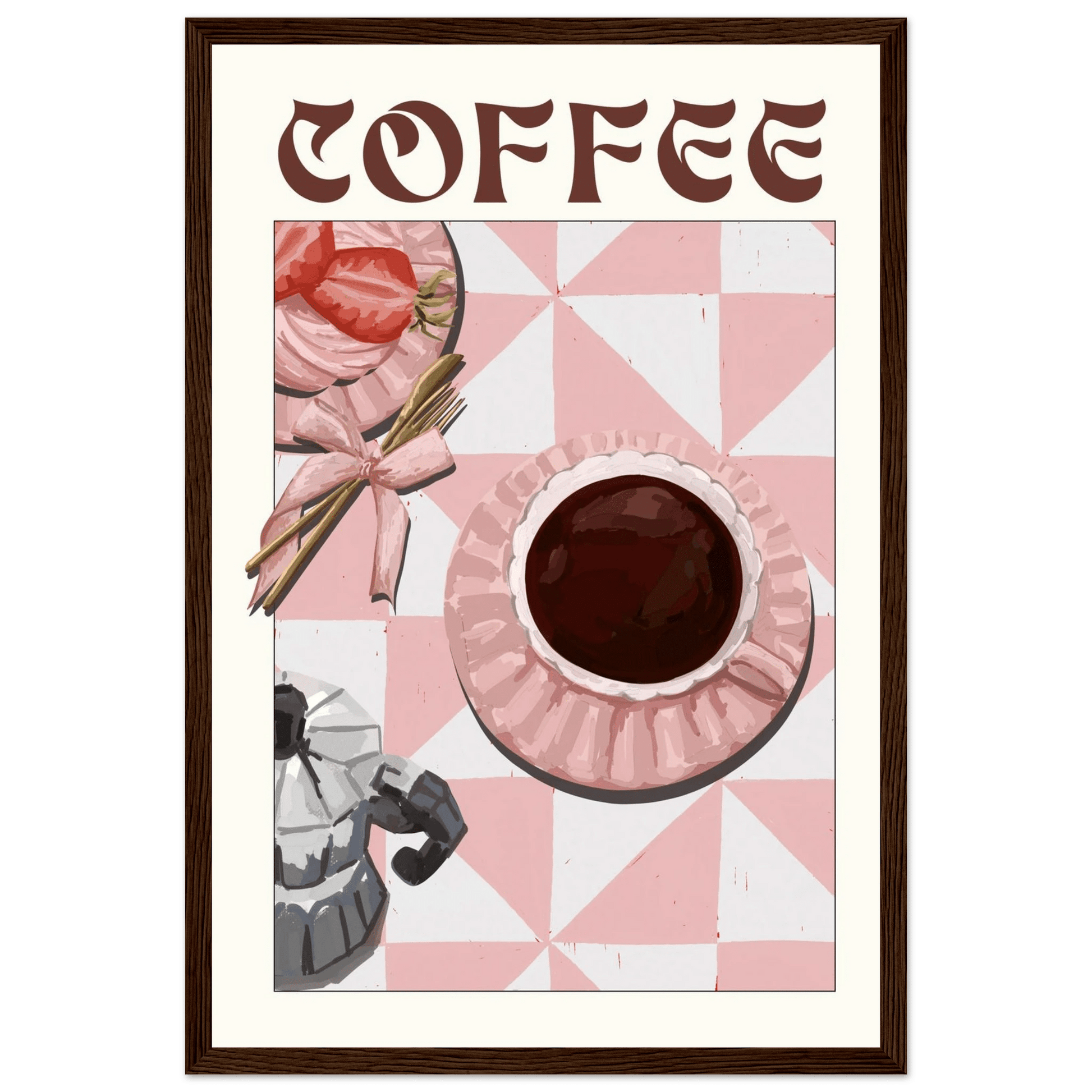 Coffee Poster – Cozy Breakfast Kitchen Wall Art Print (Digital & Printed Options) - Evergreen Posters