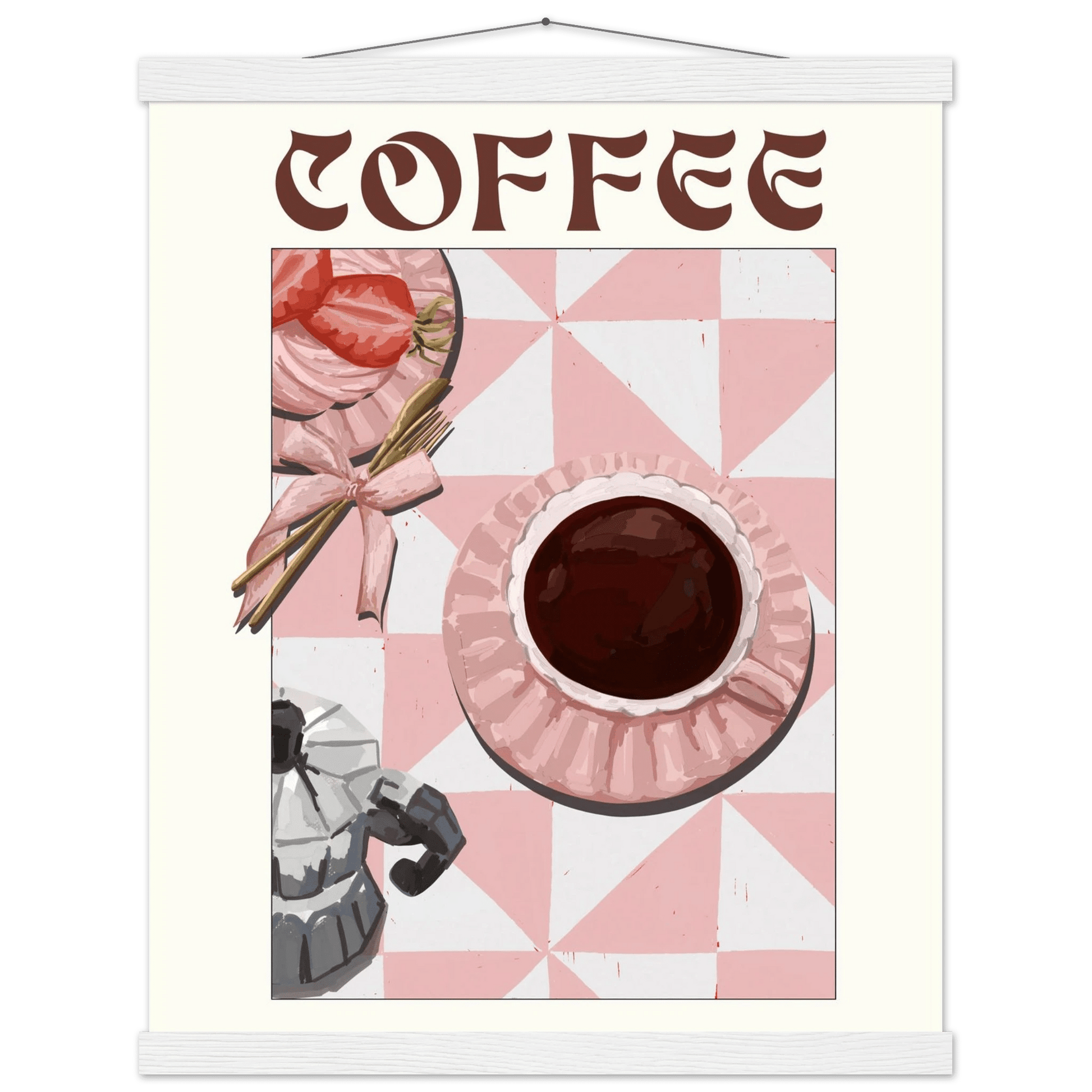 Coffee Poster – Cozy Breakfast Kitchen Wall Art Print (Digital & Printed Options) - Evergreen Posters