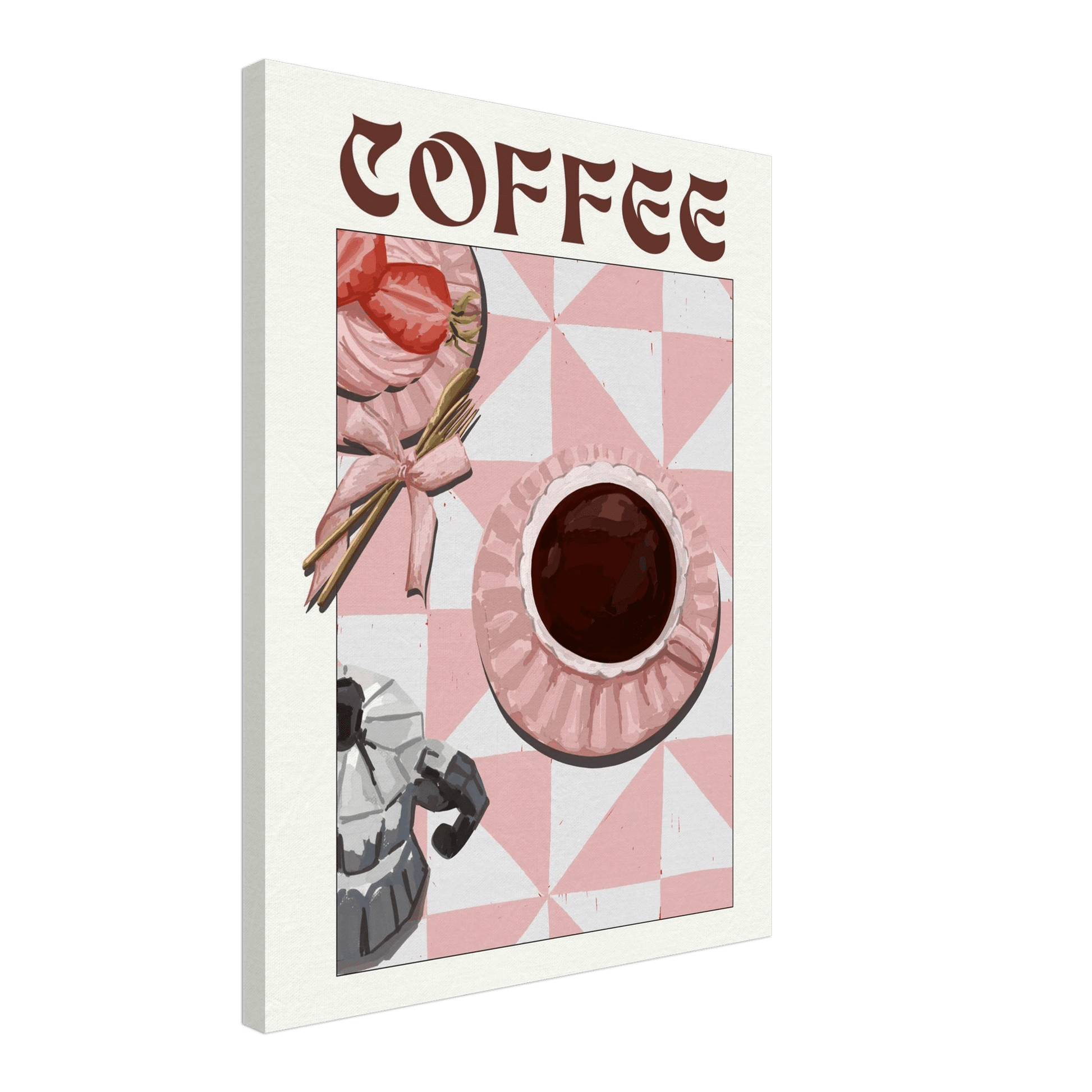 Coffee Poster – Cozy Breakfast Kitchen Wall Art Print (Digital & Printed Options) - Evergreen Posters
