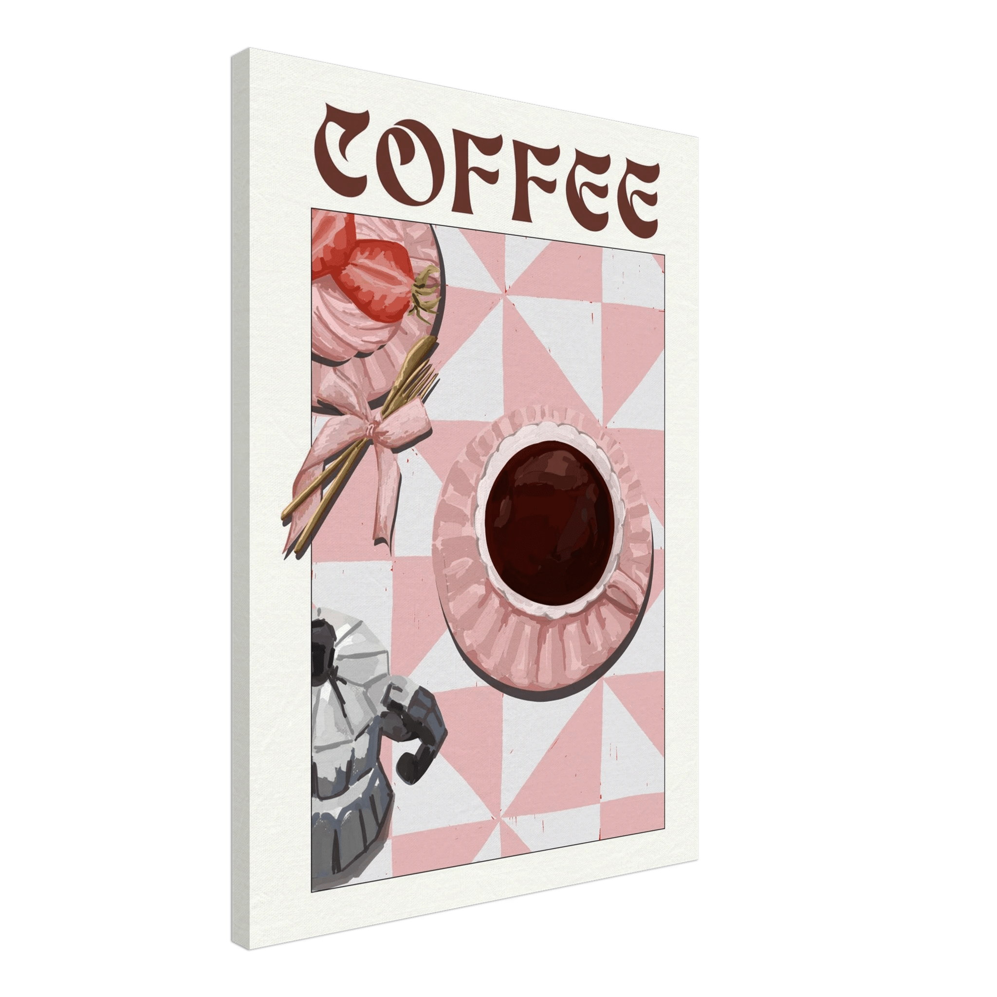 Coffee Poster – Cozy Breakfast Kitchen Wall Art Print (Digital & Printed Options) - Evergreen Posters