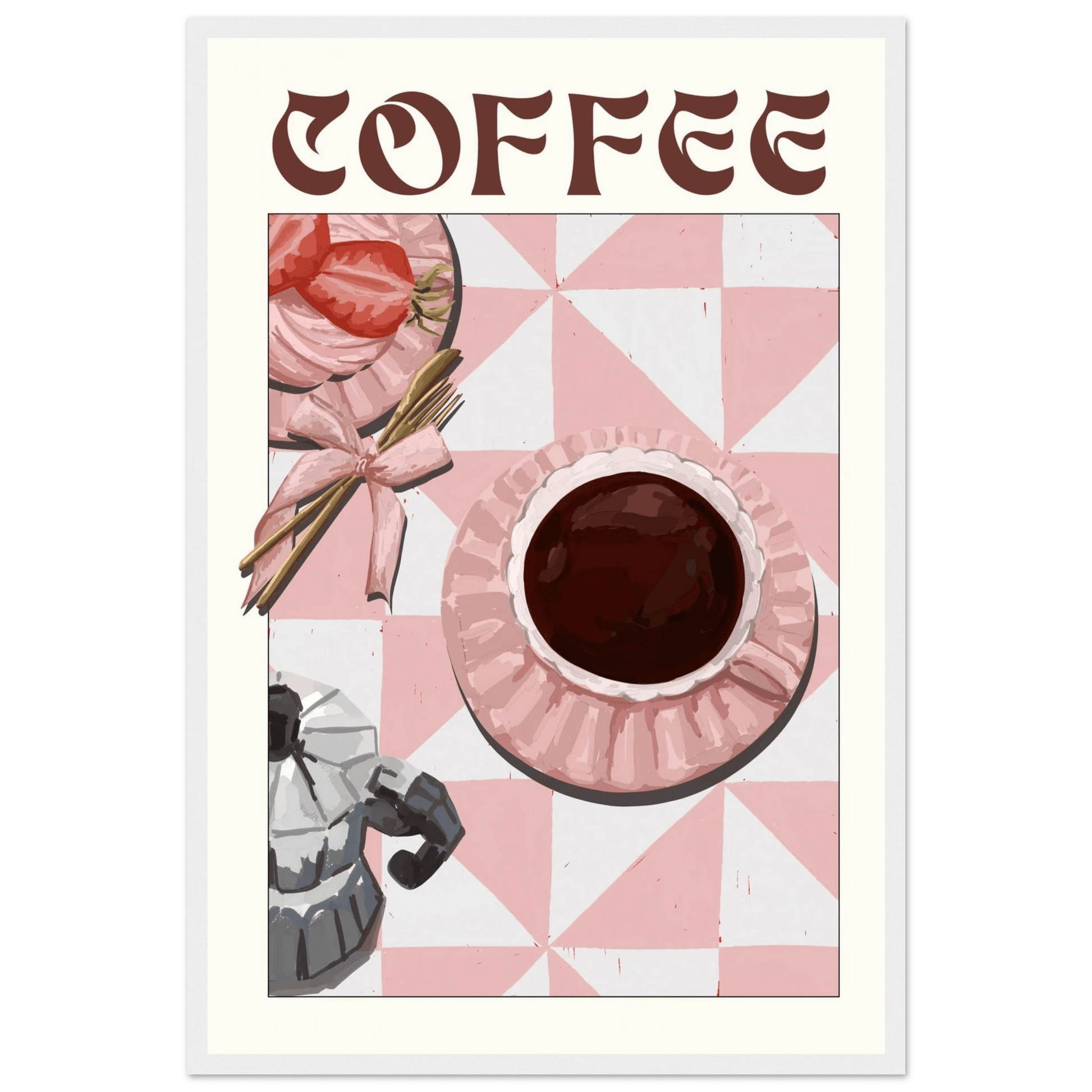 Coffee Poster – Cozy Breakfast Kitchen Wall Art Print (Digital & Printed Options) - Evergreen Posters