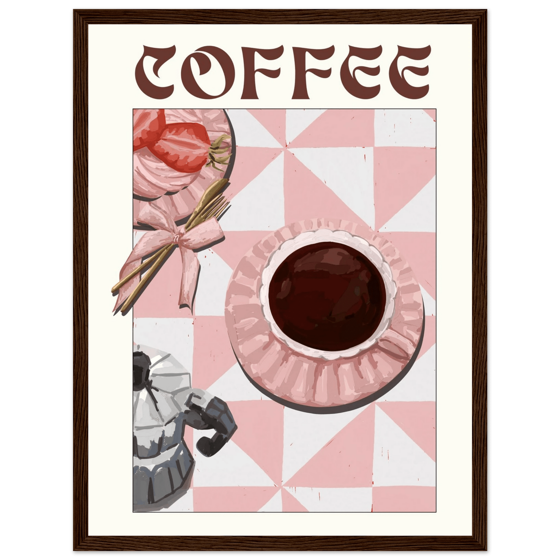 Coffee Poster – Cozy Breakfast Kitchen Wall Art Print (Digital & Printed Options) - Evergreen Posters