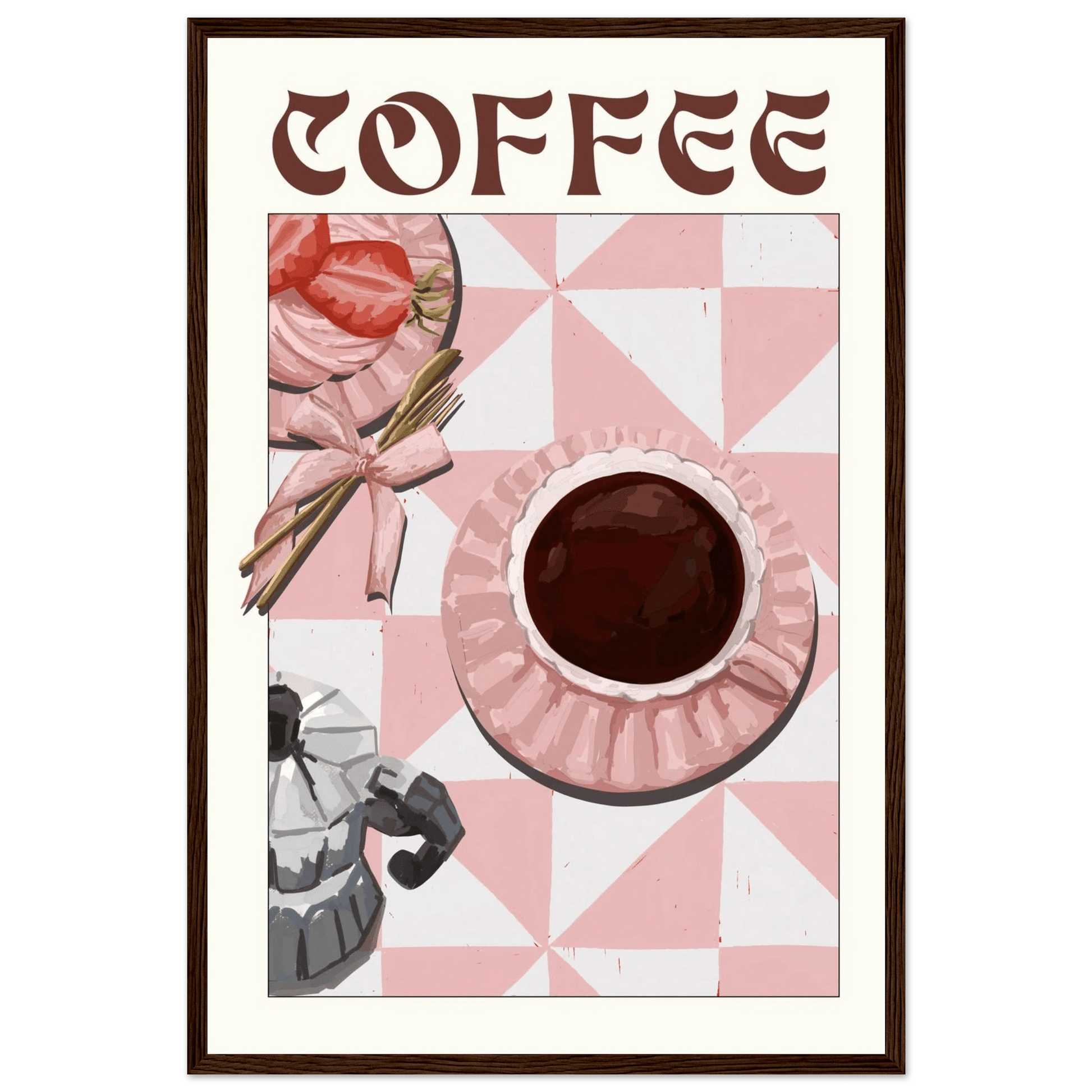 Coffee Poster – Cozy Breakfast Kitchen Wall Art Print (Digital & Printed Options) - Evergreen Posters