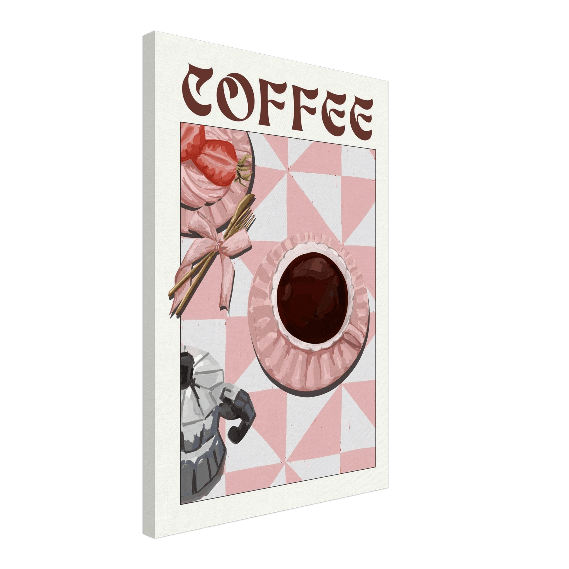Coffee Poster – Cozy Breakfast Kitchen Wall Art Print (Digital & Printed Options) - Evergreen Posters