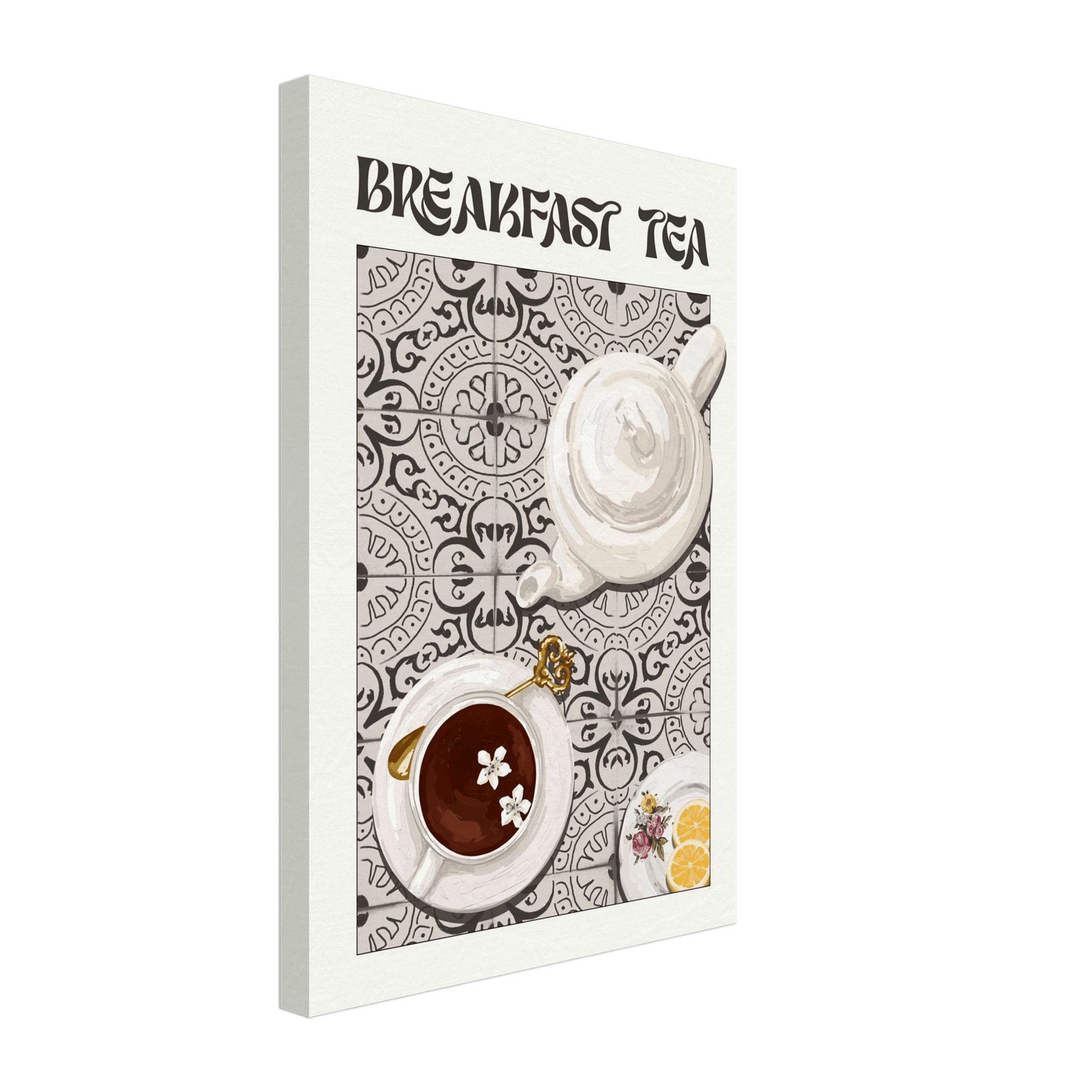 Breakfast Tea Poster – Cozy Kitchen Wall Art Print (Digital & Printed Options) - Evergreen Posters