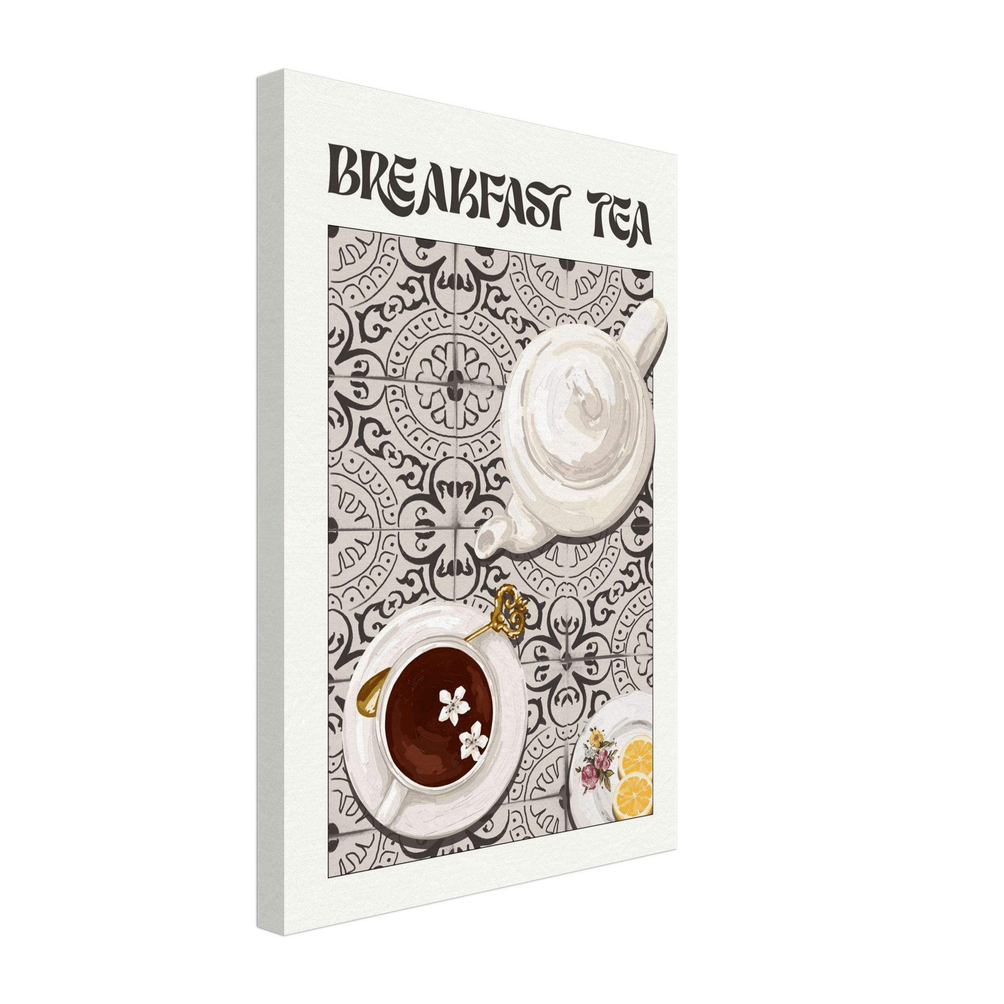 Breakfast Tea Poster – Cozy Kitchen Wall Art Print (Digital & Printed Options) - Evergreen Posters