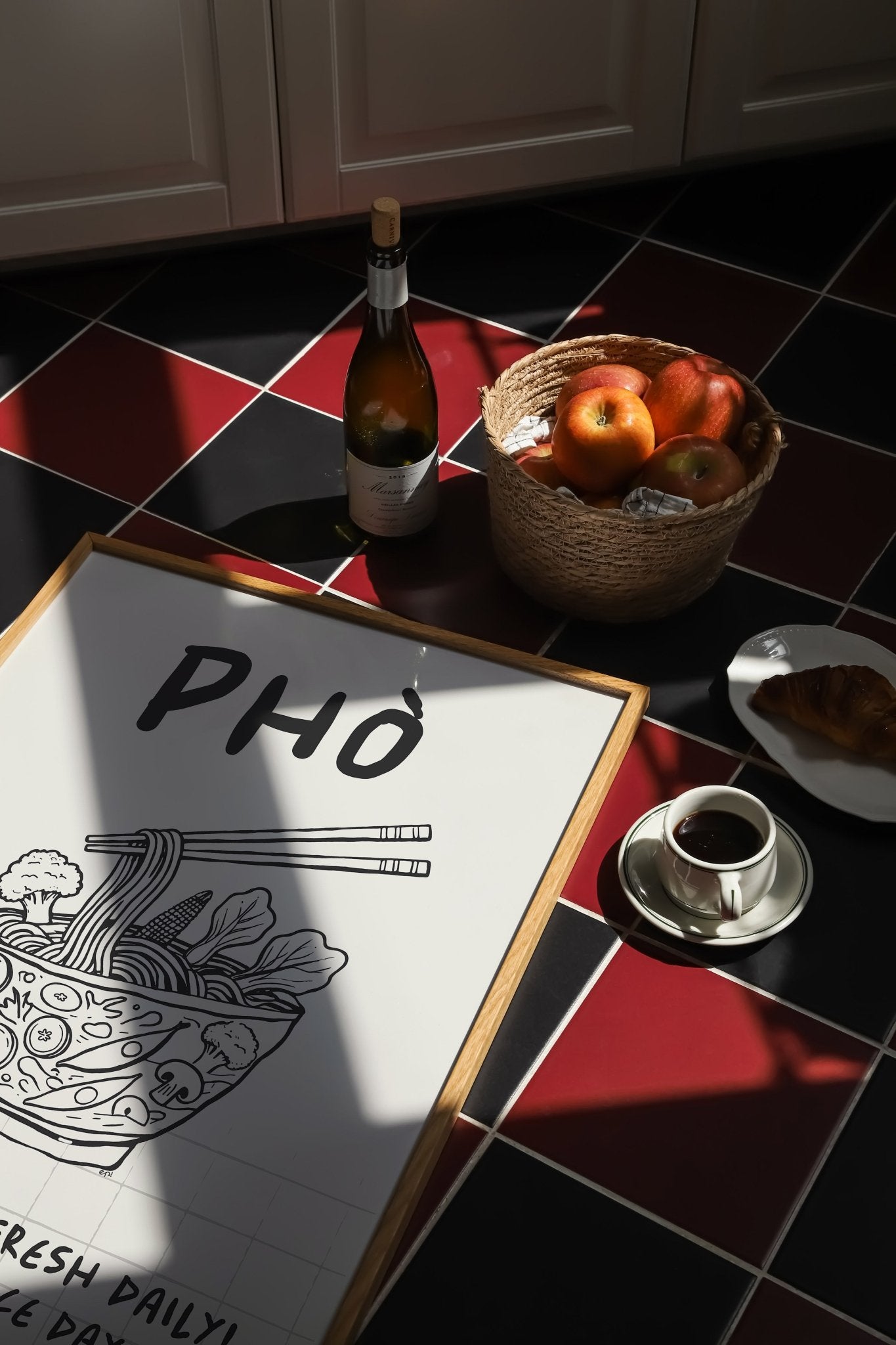 Pho Poster – Slurpin’ Good Vietnamese Kitchen Wall Art Print (Digital & Printed Options) - Evergreen Posters