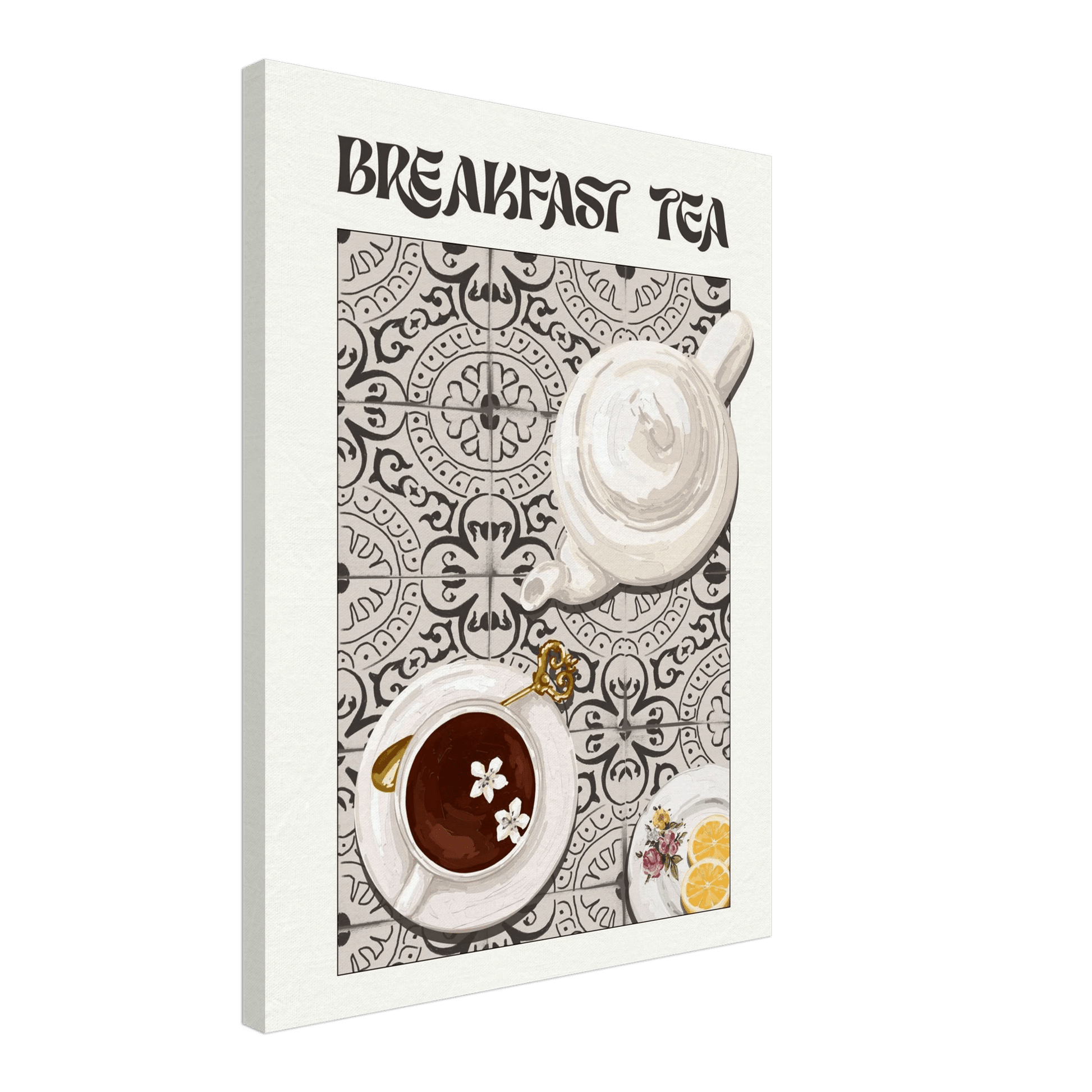 Breakfast Tea Poster – Cozy Kitchen Wall Art Print (Digital & Printed Options) - Evergreen Posters