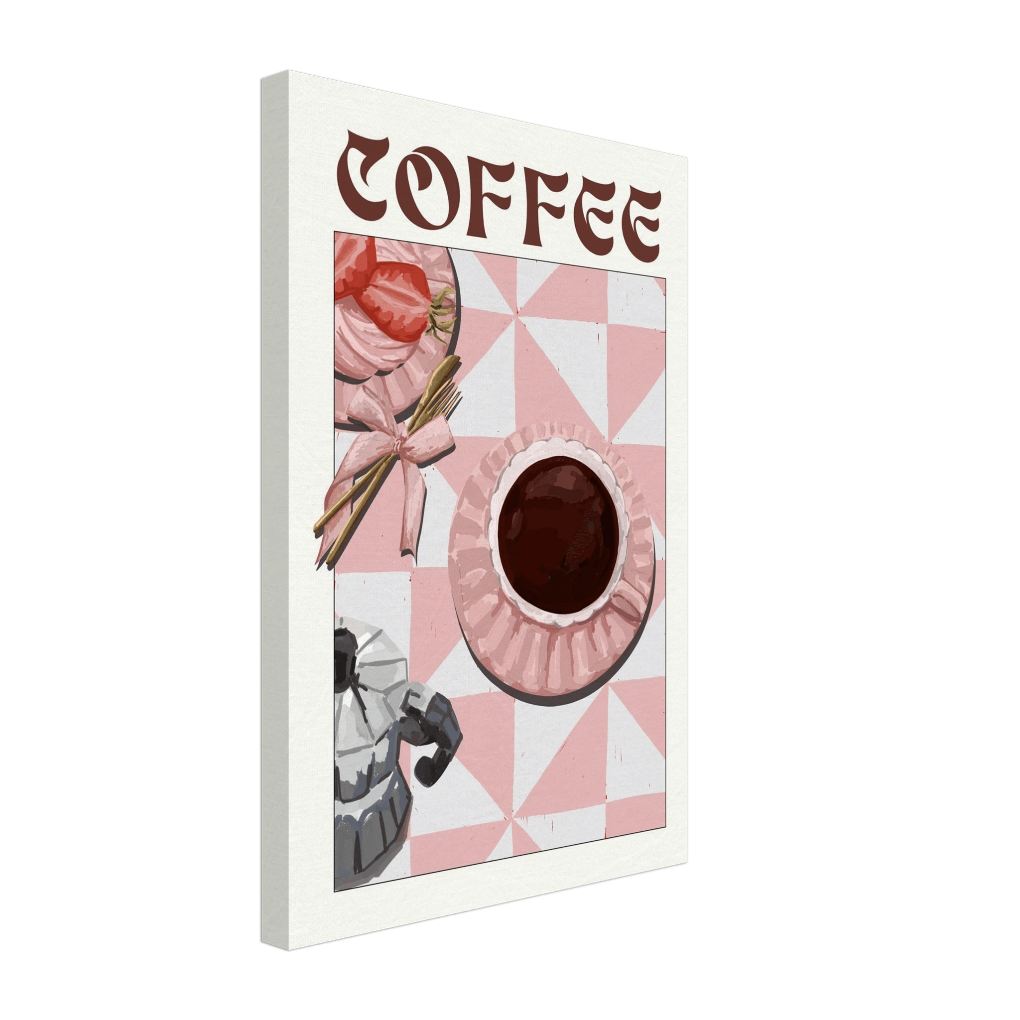 Coffee Poster – Cozy Breakfast Kitchen Wall Art Print (Digital & Printed Options) - Evergreen Posters