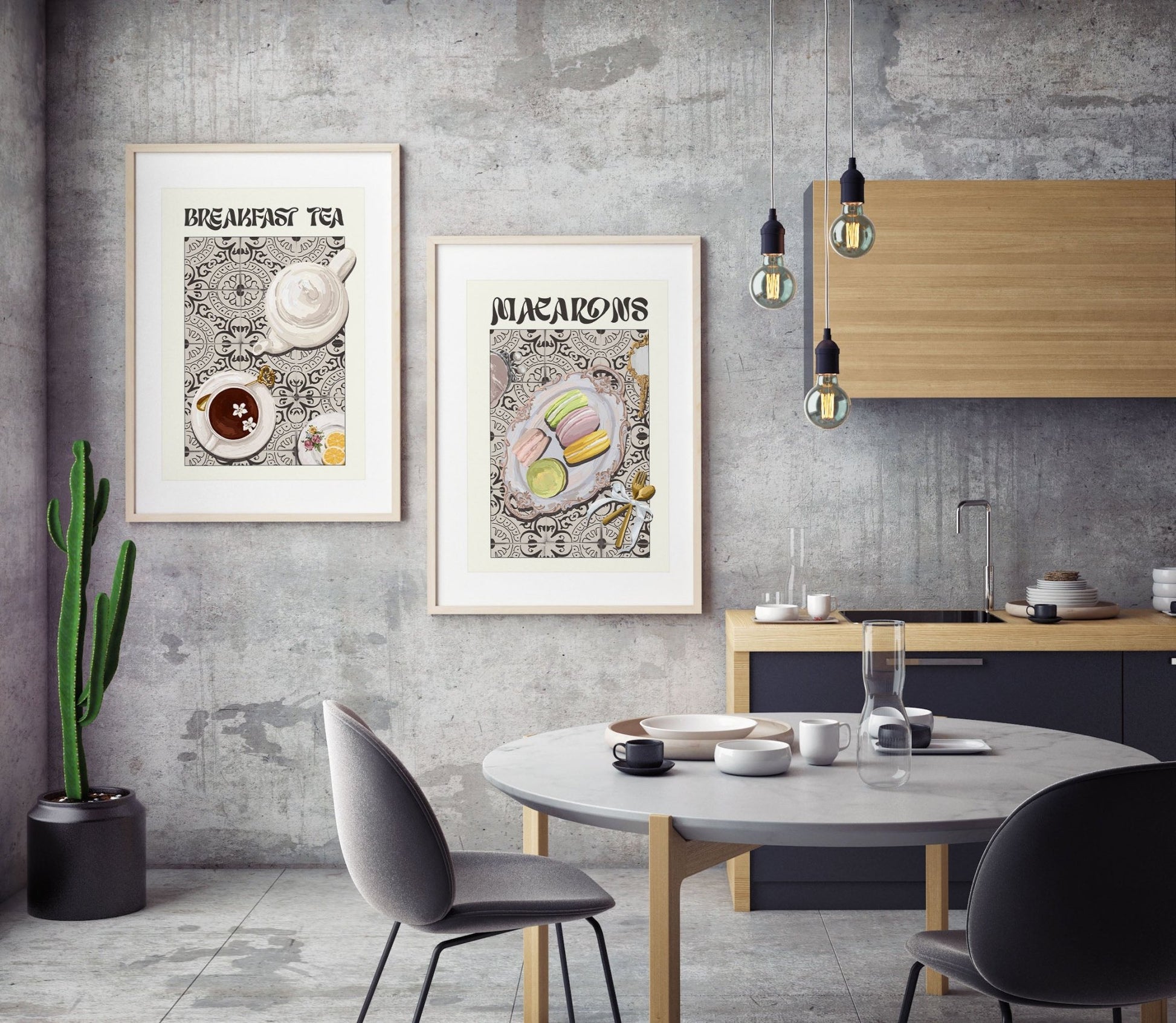 Breakfast Tea Poster – Cozy Kitchen Wall Art Print (Digital & Printed Options) - Evergreen Posters