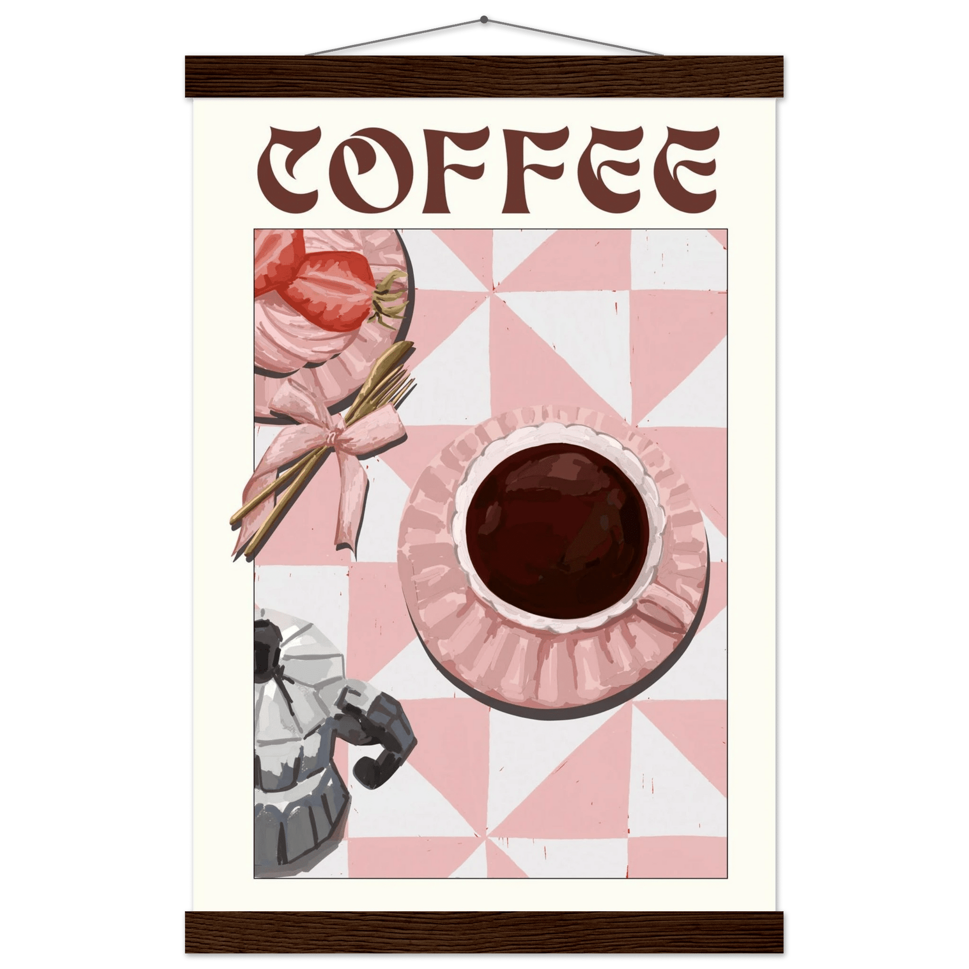Coffee Poster – Cozy Breakfast Kitchen Wall Art Print (Digital & Printed Options) - Evergreen Posters