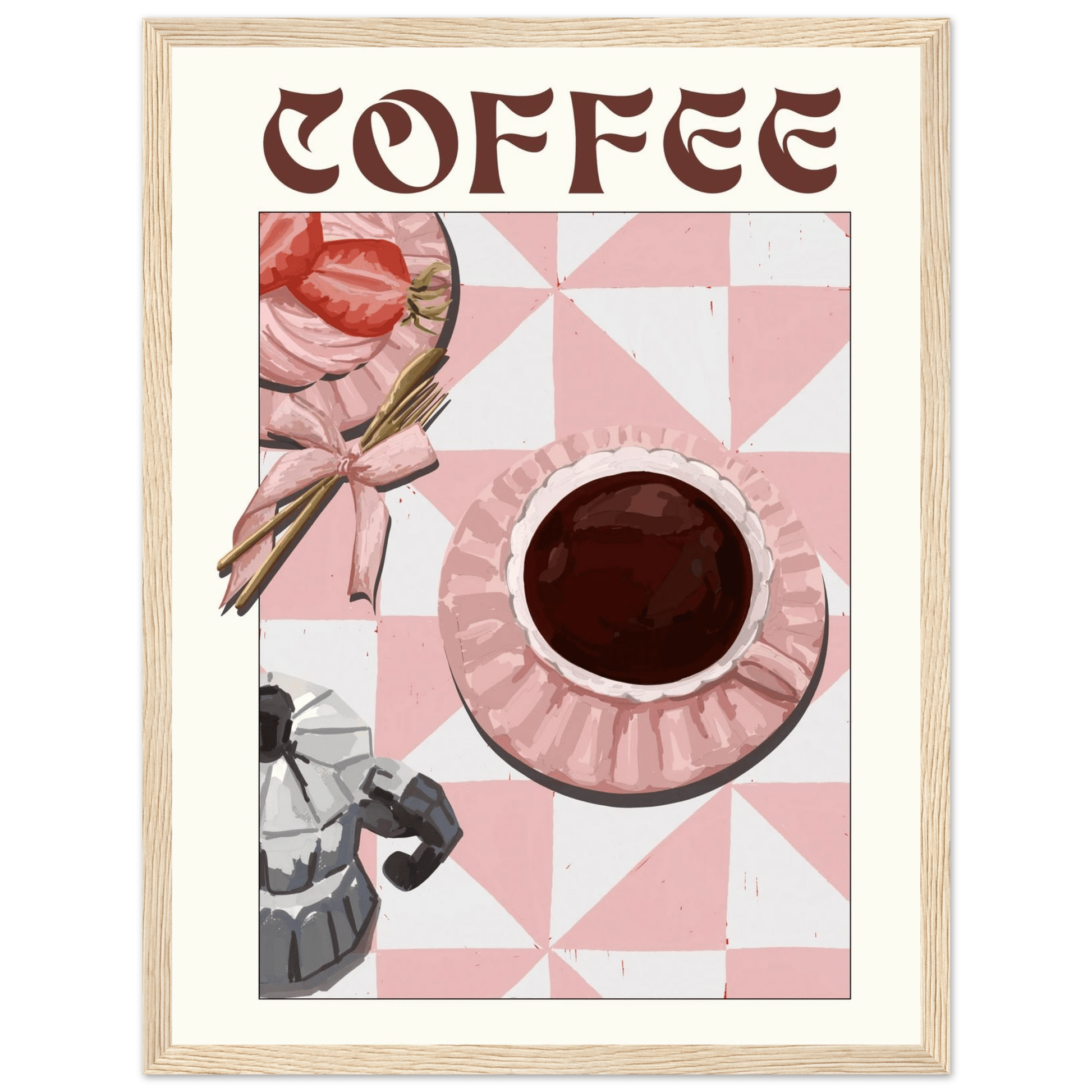 Coffee Poster – Cozy Breakfast Kitchen Wall Art Print (Digital & Printed Options) - Evergreen Posters