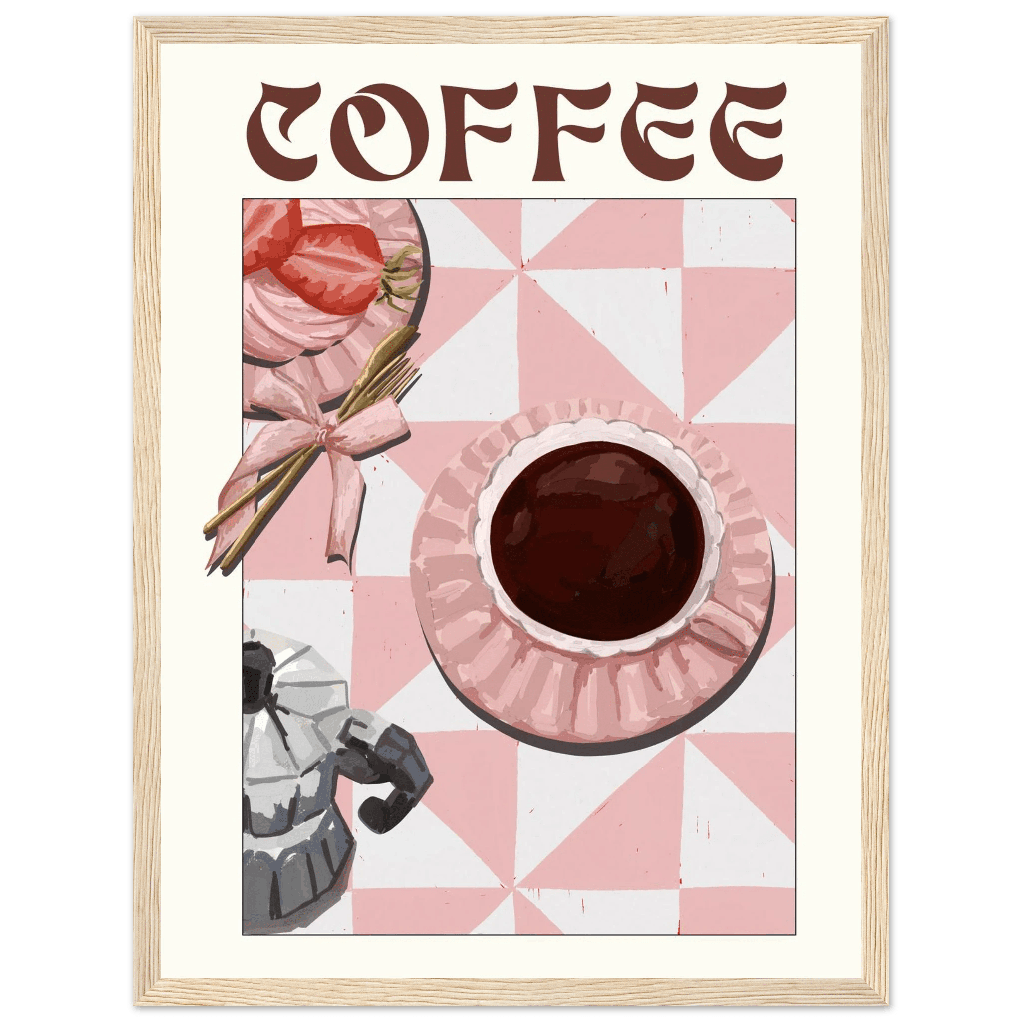 Coffee Poster – Cozy Breakfast Kitchen Wall Art Print (Digital & Printed Options) - Evergreen Posters