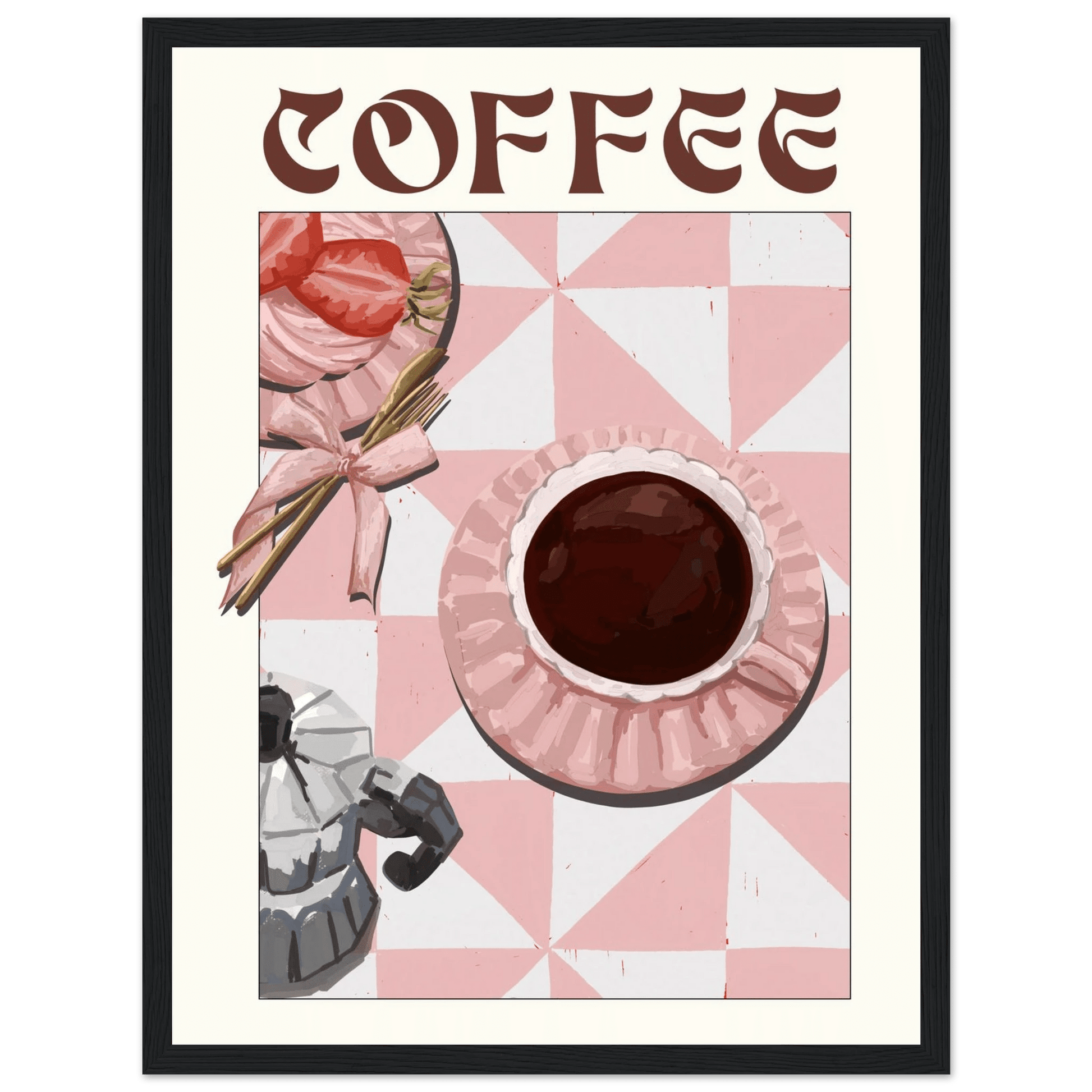 Coffee Poster – Cozy Breakfast Kitchen Wall Art Print (Digital & Printed Options) - Evergreen Posters