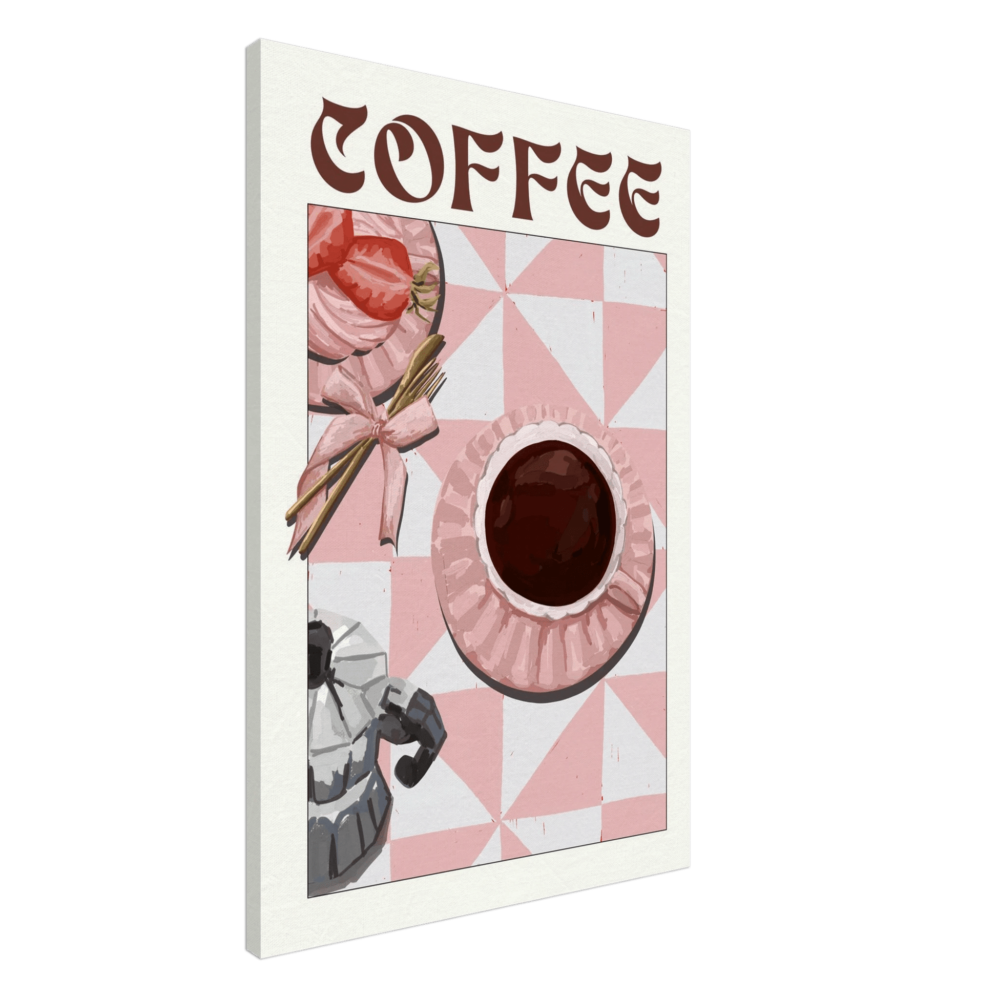 Coffee Poster – Cozy Breakfast Kitchen Wall Art Print (Digital & Printed Options) - Evergreen Posters