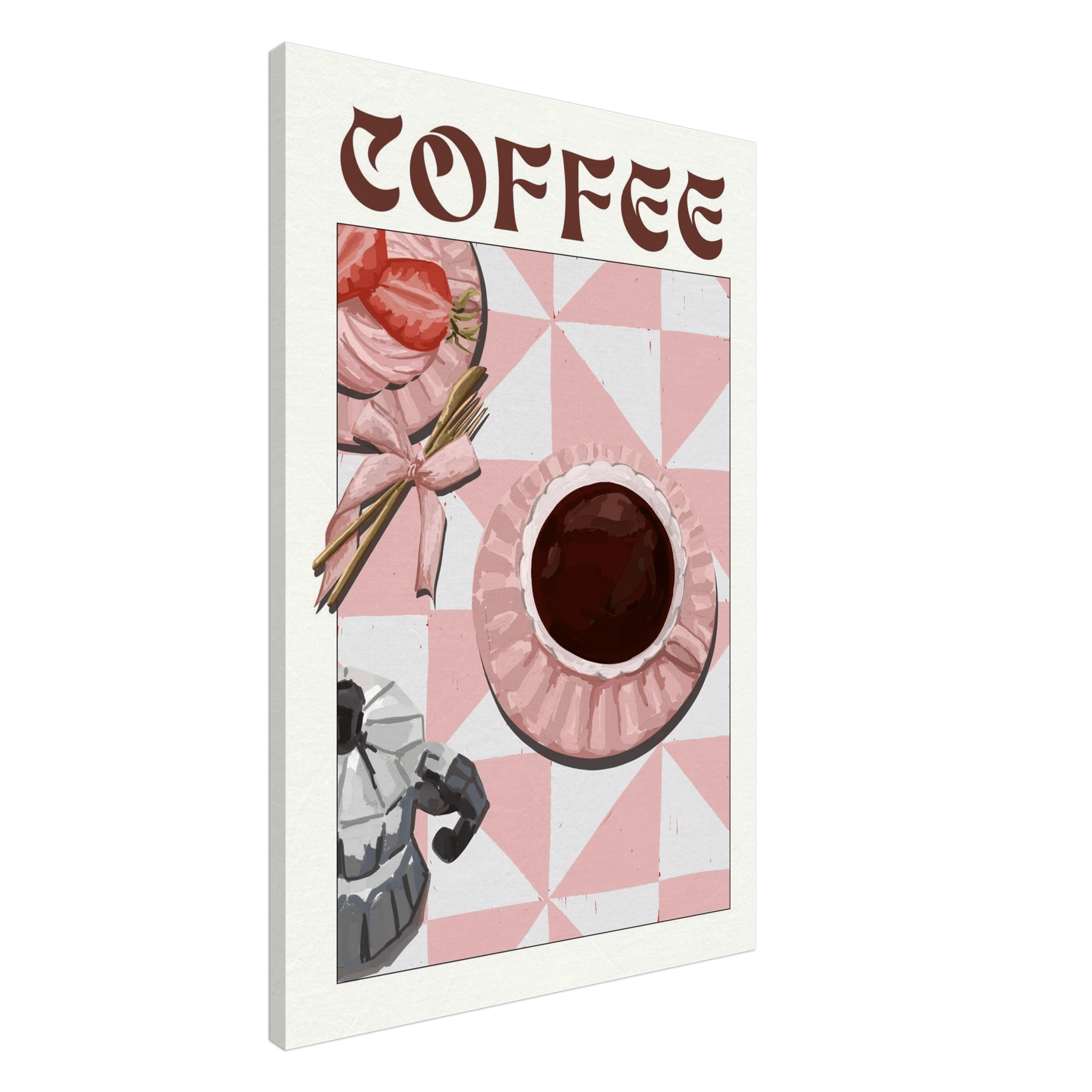 Coffee Poster – Cozy Breakfast Kitchen Wall Art Print (Digital & Printed Options) - Evergreen Posters