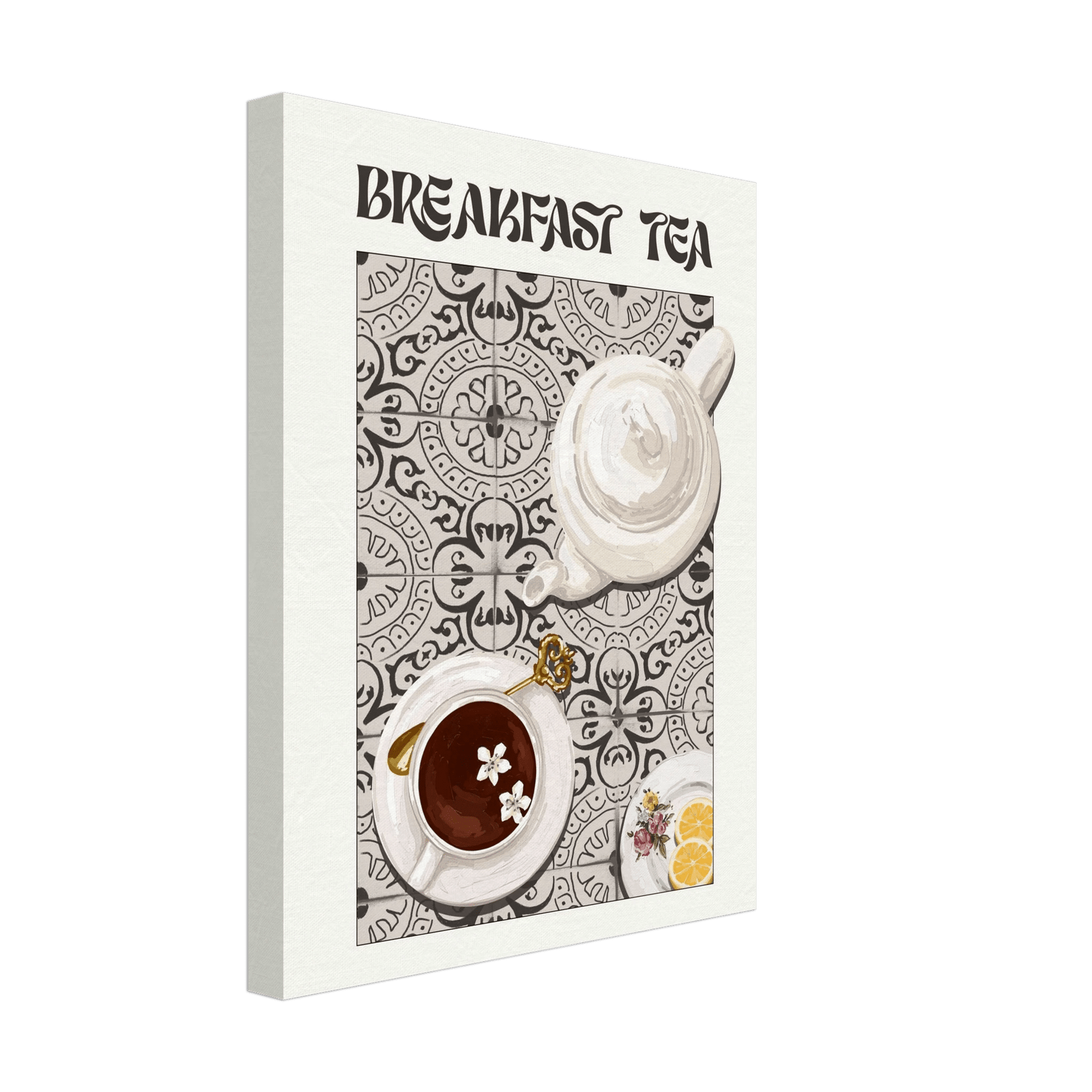 Breakfast Tea Poster – Cozy Kitchen Wall Art Print (Digital & Printed Options) - Evergreen Posters