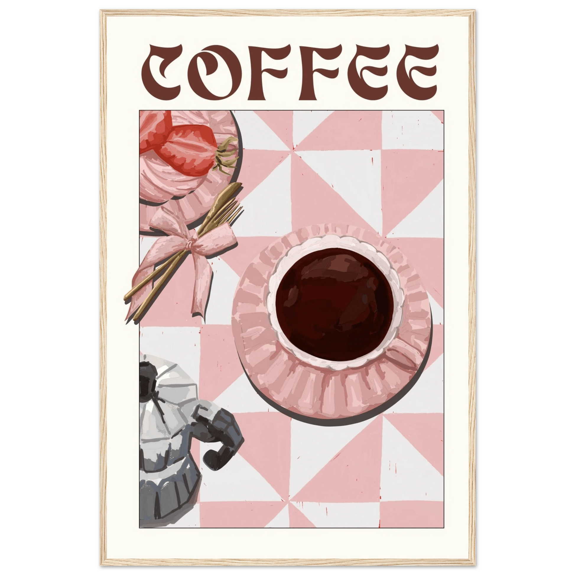Coffee Poster – Cozy Breakfast Kitchen Wall Art Print (Digital & Printed Options) - Evergreen Posters