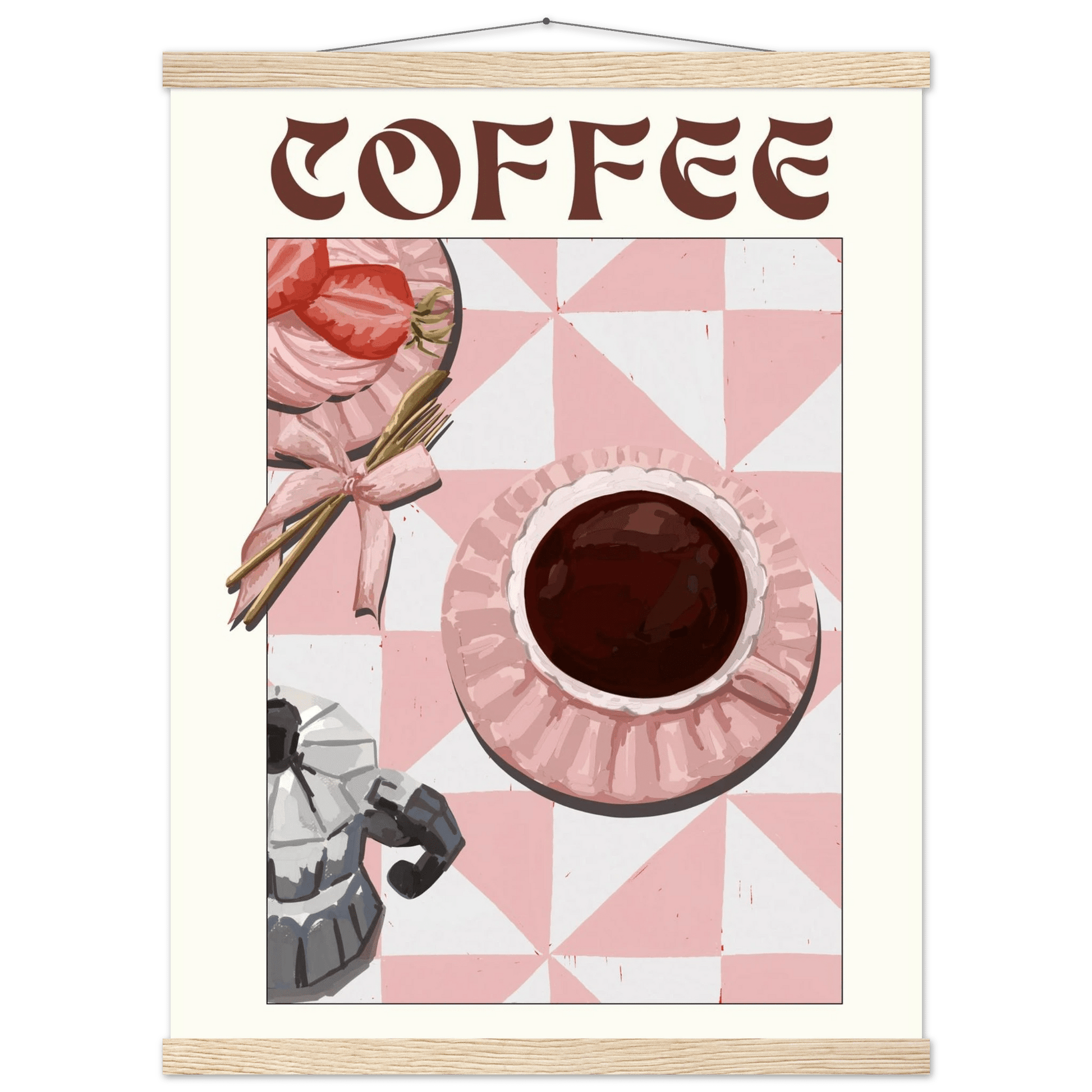 Coffee Poster – Cozy Breakfast Kitchen Wall Art Print (Digital & Printed Options) - Evergreen Posters